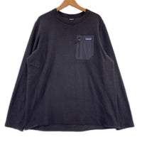 長袖Ｔシャツ M's R1 Air Crewneck Pullover ブラック