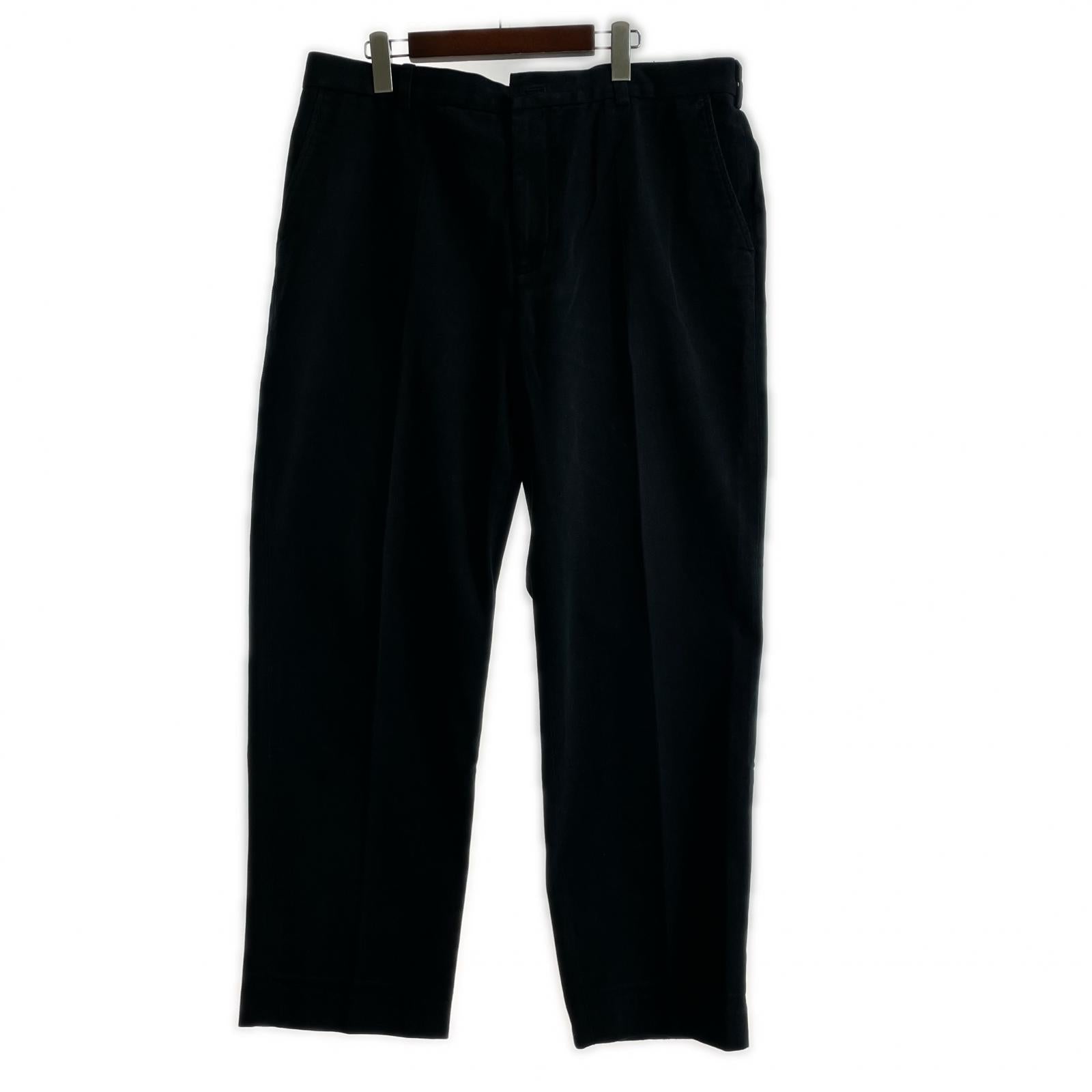 パンツ CLARK センタープレスワイドパンツ 紺 40 ネイビー