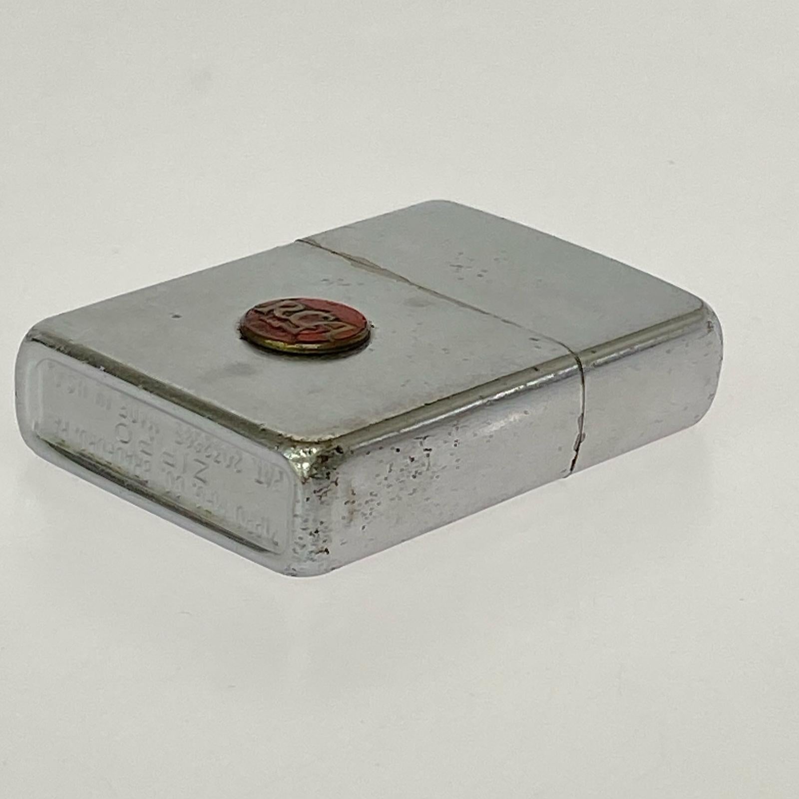 ライター ZIPPO 40s ニッケルシルバー RCA