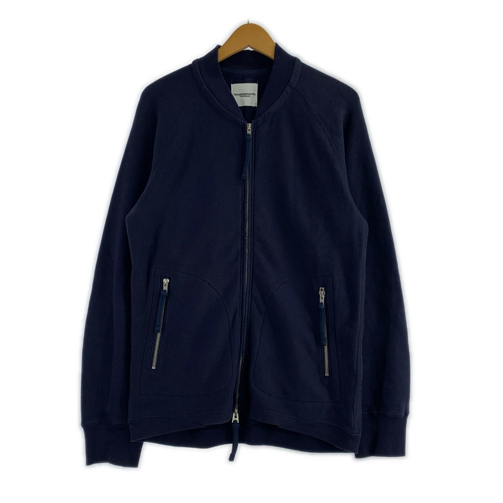 ジャケット 17SS ジップアップ Baseball Jacket (48) 青 48 ネイビー