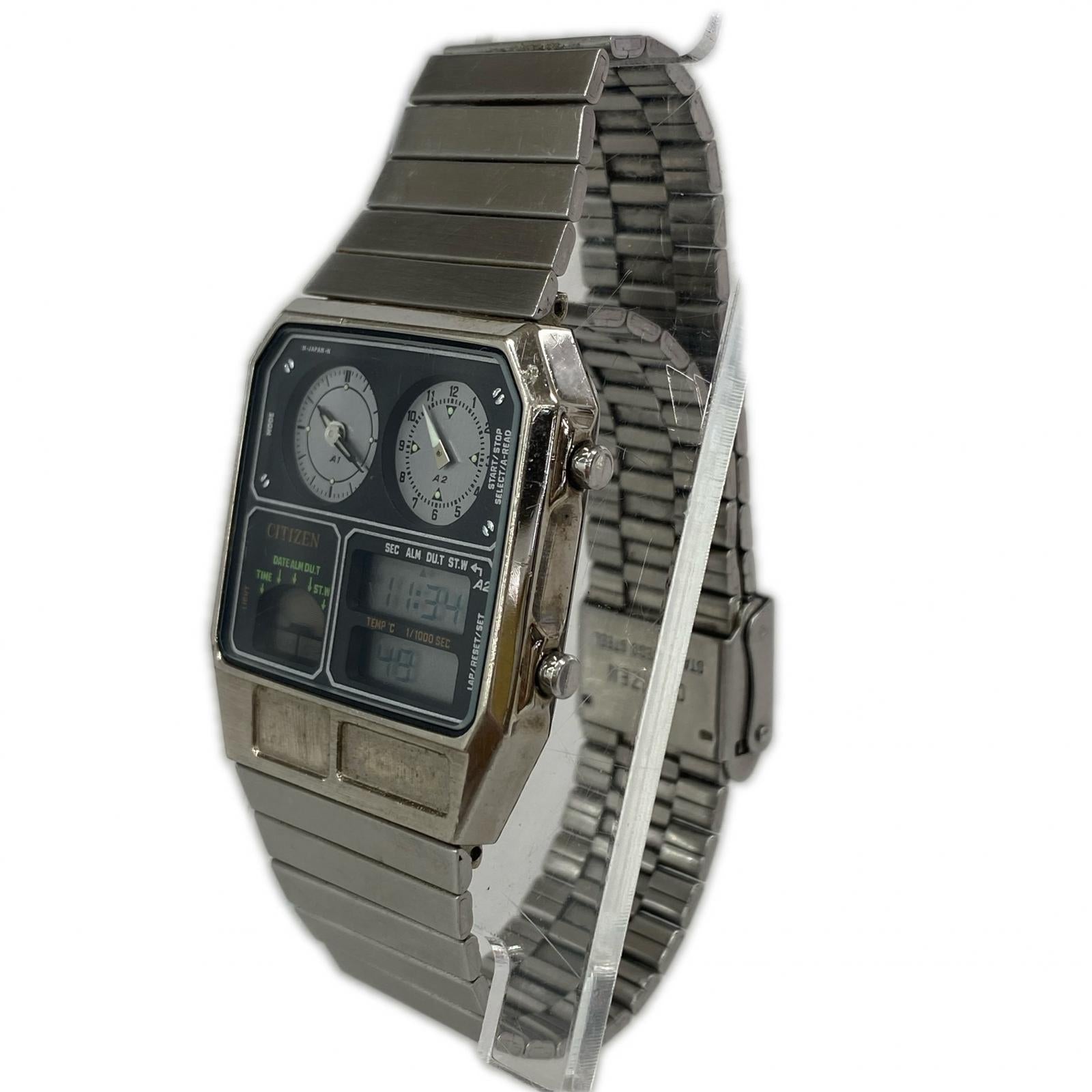 腕時計 CITIZEN メンズ時計 ANA-DIGI TEMP