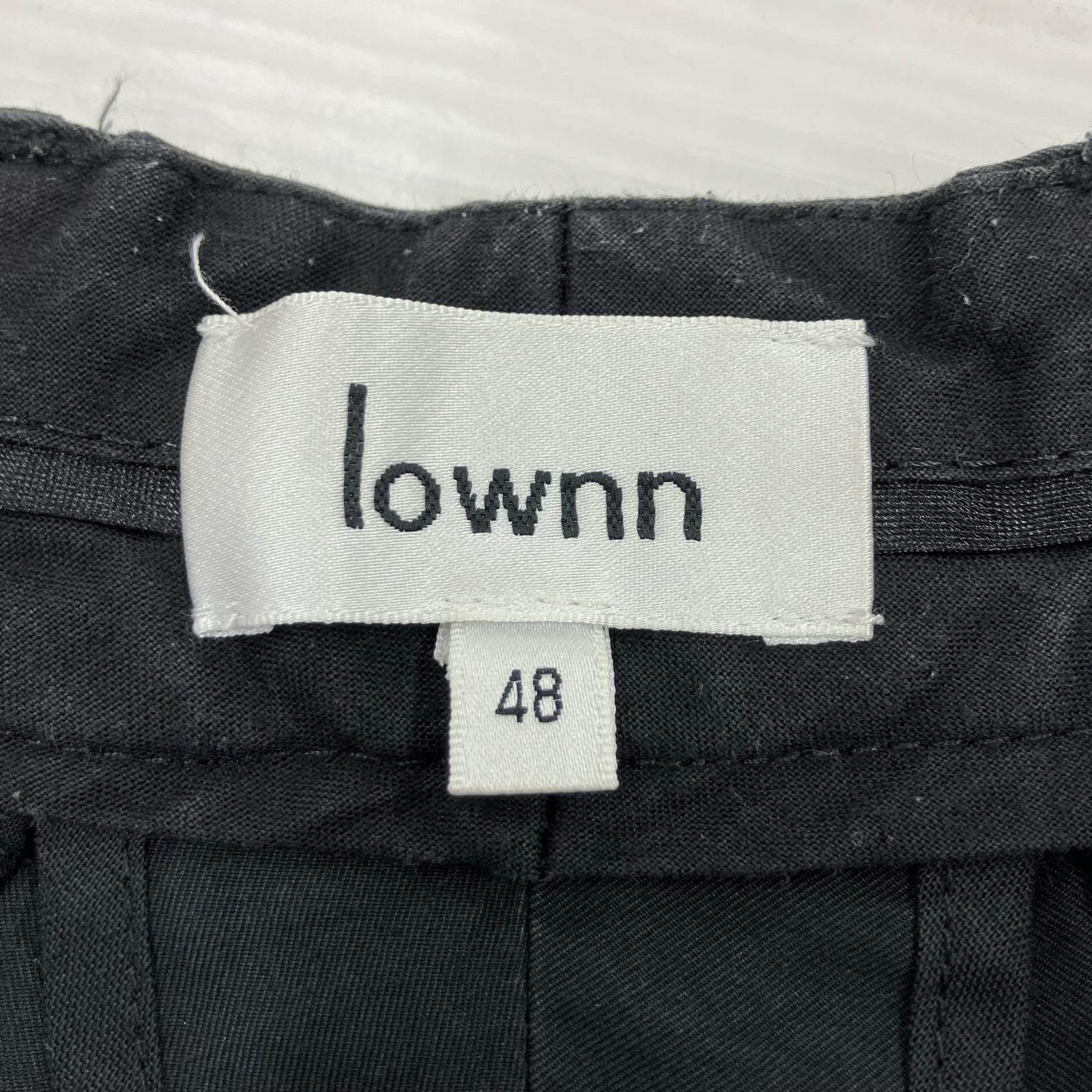 ショートパンツ LOWNN ショートパンツ BLK 48 ブラック