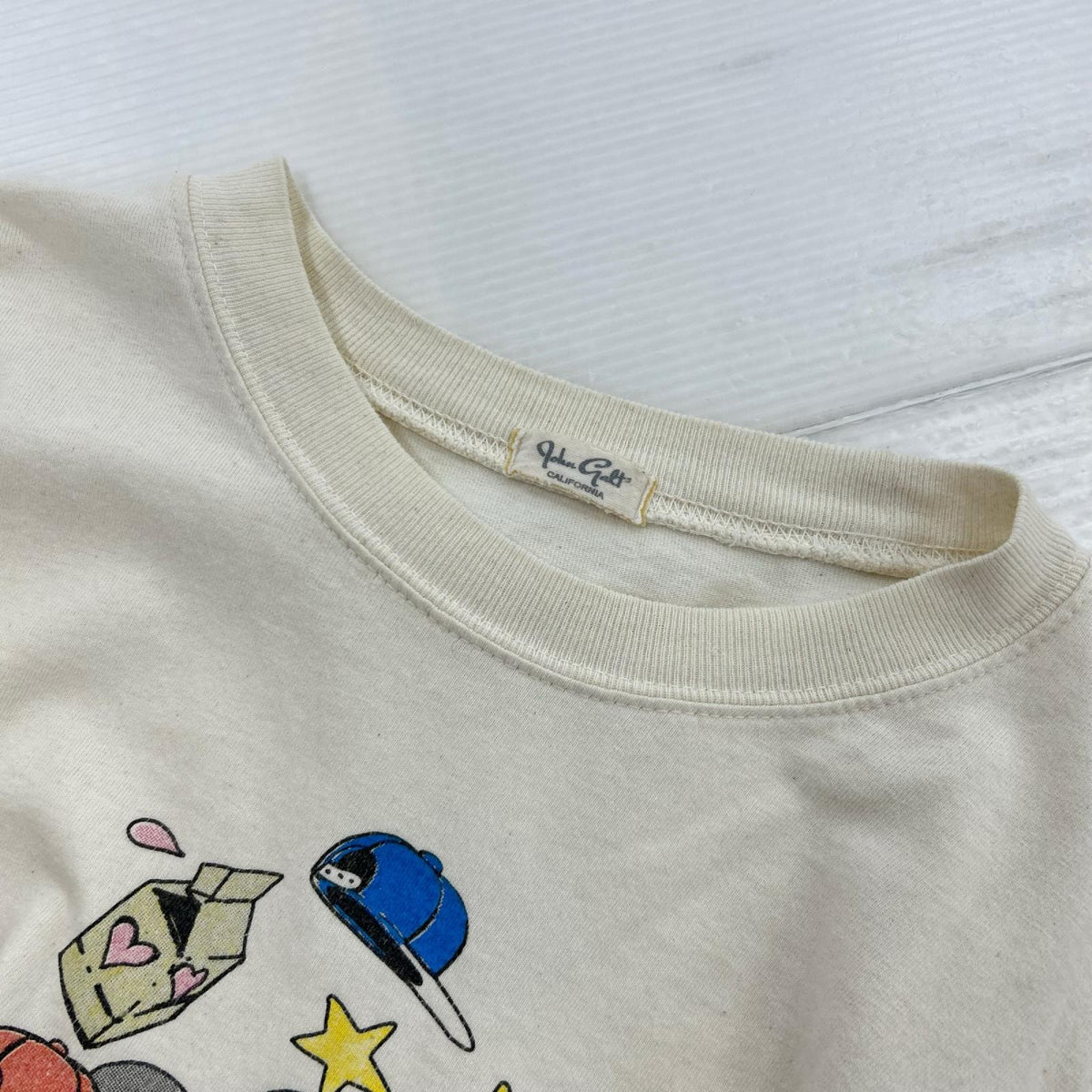 長袖Ｔシャツ 90s/JOHN GALT /CHILL Tee/WHT ベージュ