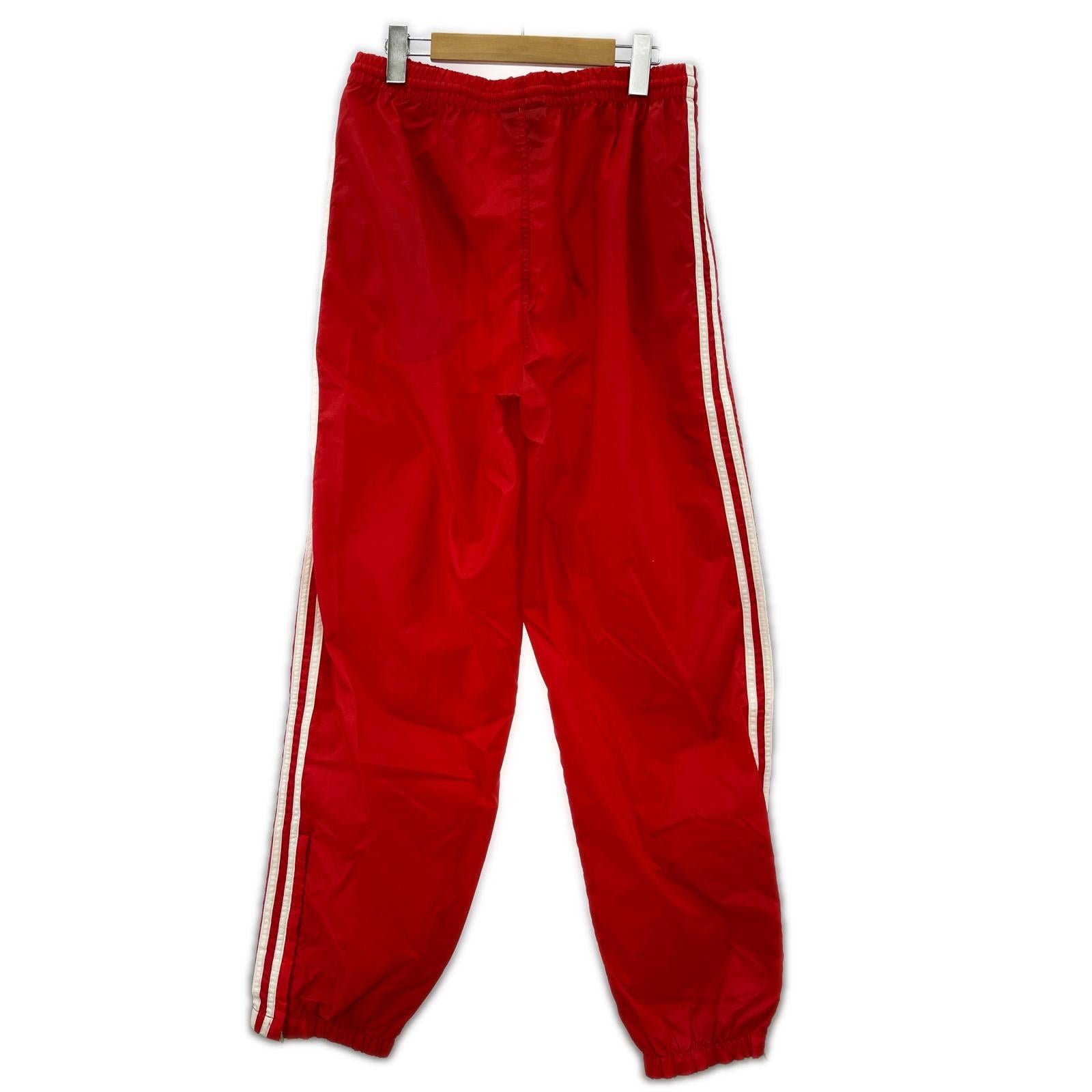 パンツ 80s　ナイロンパンツ　RED M レッド