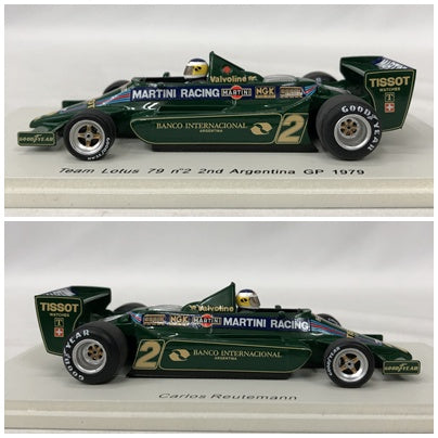 spark TEAM LOTUS 79 2nd ARGENTINA GP '79 スケールカー