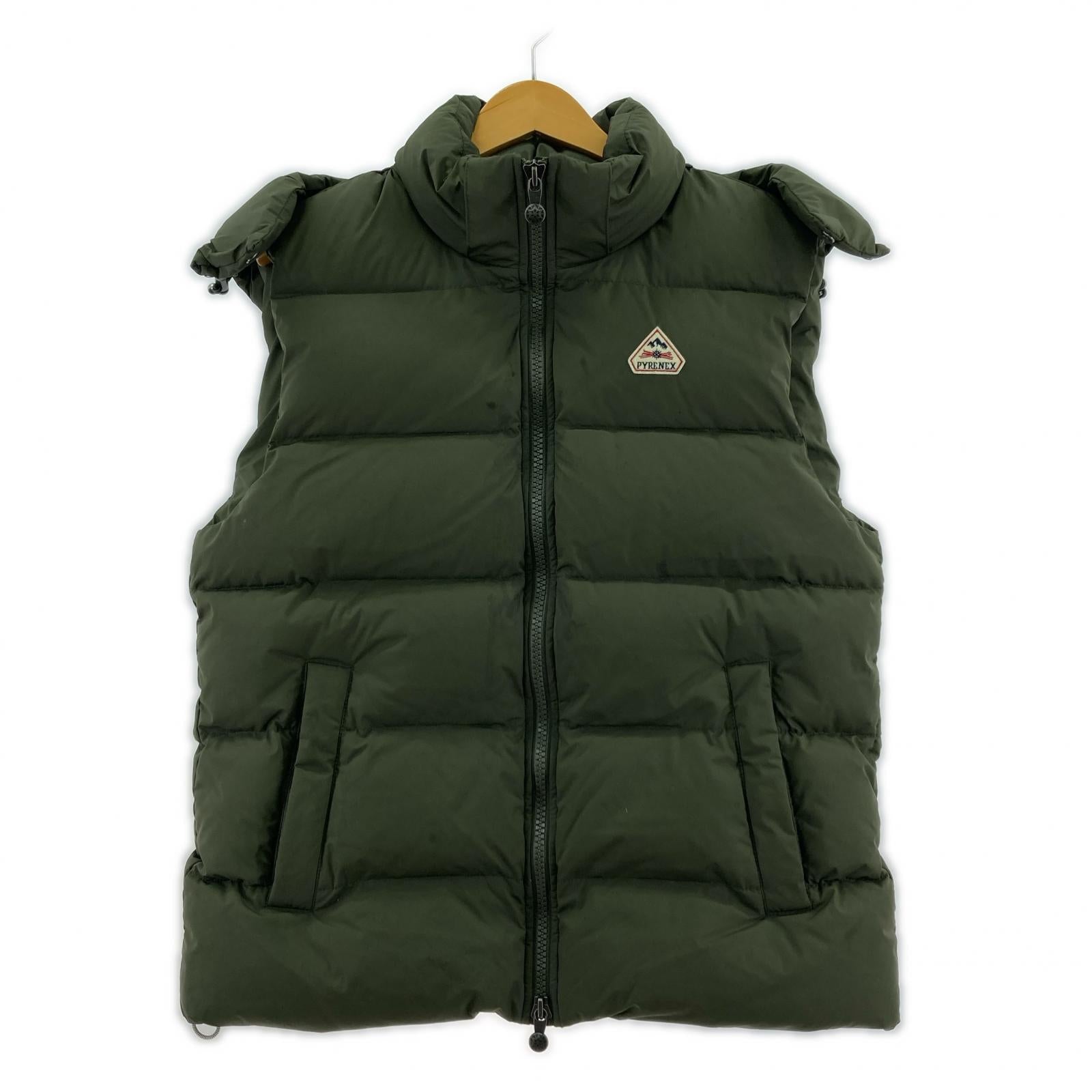 ダウンベスト PYRENEX spoutnic mini ripstop vest M カーキ M カーキ