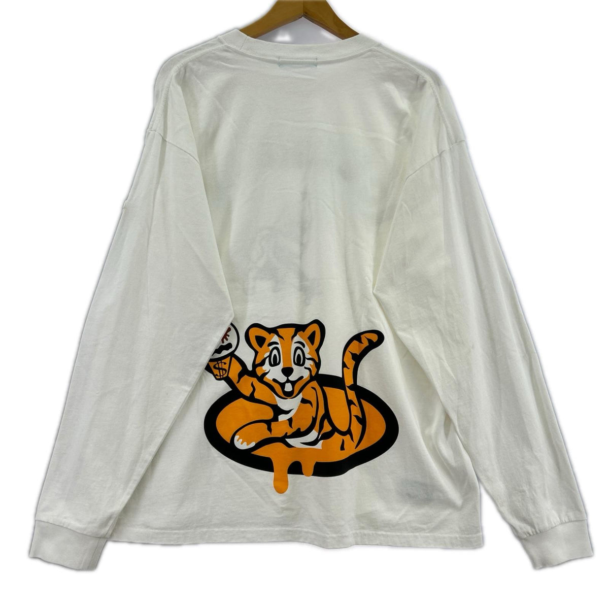 長袖Ｔシャツ ICECREAM L/Sｶｯﾄｿｰ 白 (L) M ホワイト