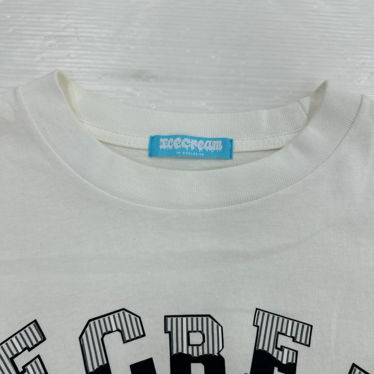 長袖Ｔシャツ ICECREAM L/Sｶｯﾄｿｰ 白 (L) M ホワイト