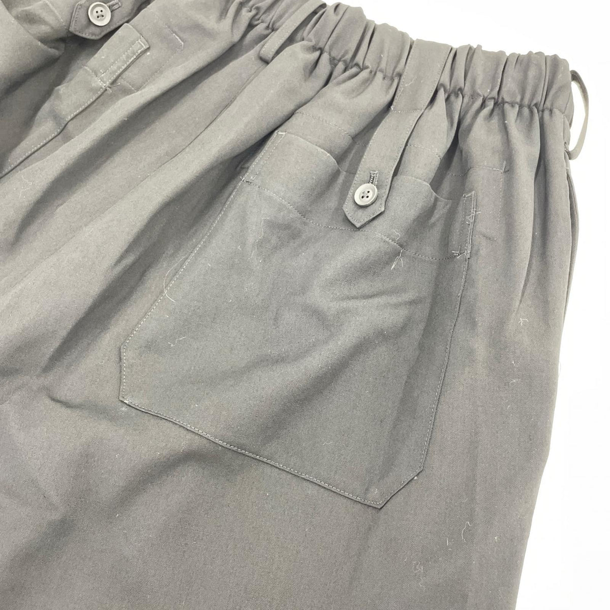 パンツ WOOL GABARDINE PANTS 2 ブラック