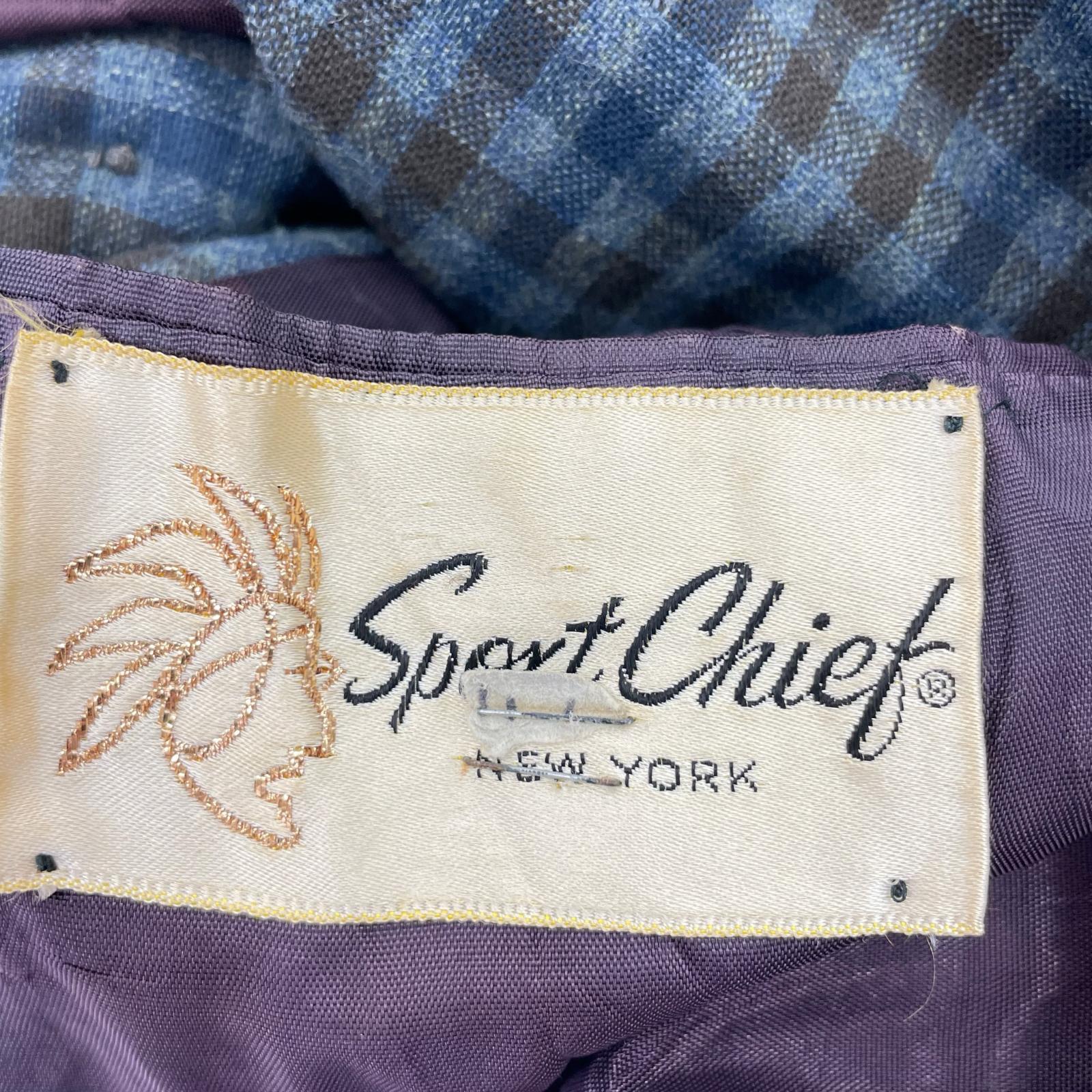 ジャケット 60s SPORT chief　チェック　テーラード