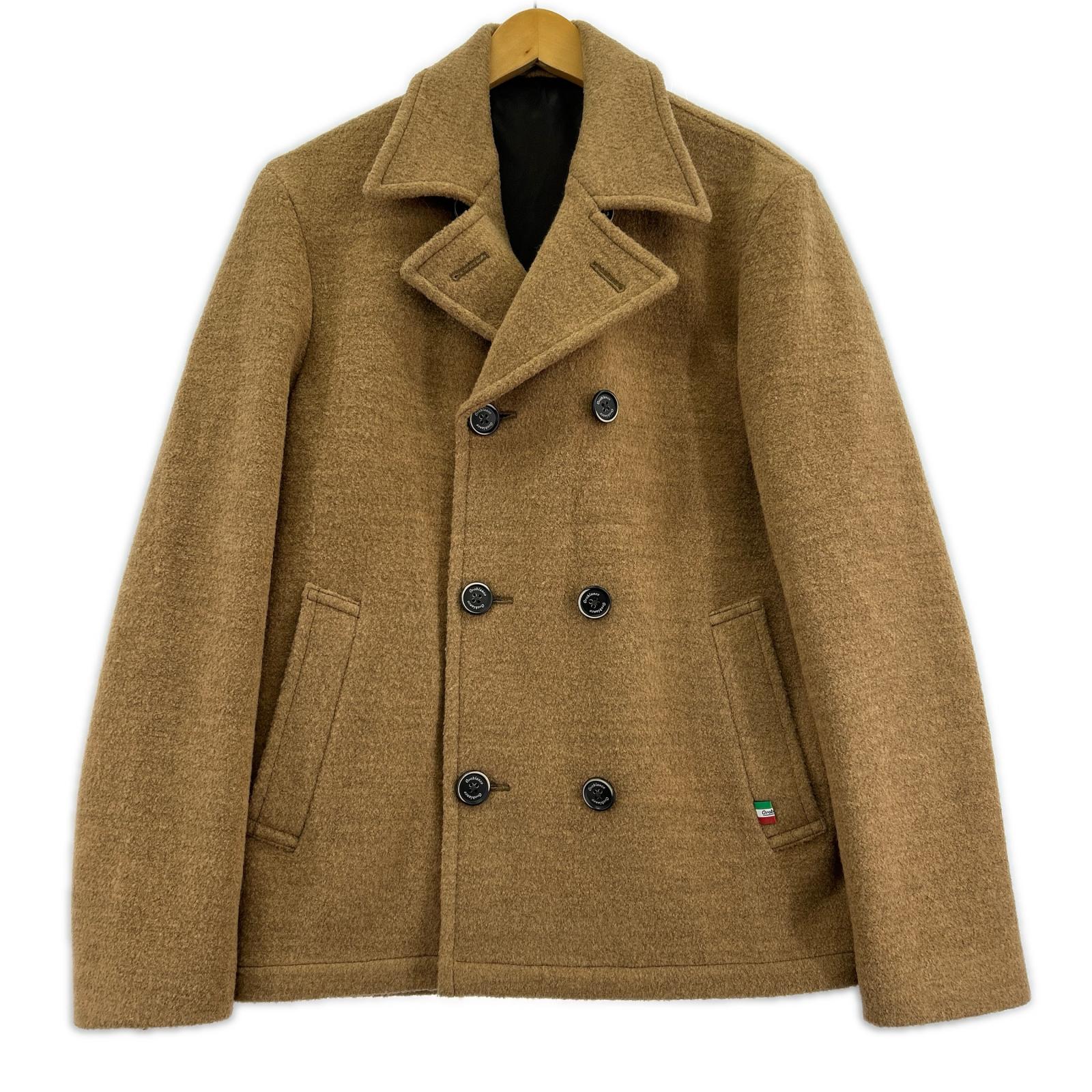 その他アウター Orobianco GIACOMO VALENTINI Pコート ブラウン M ブラウン