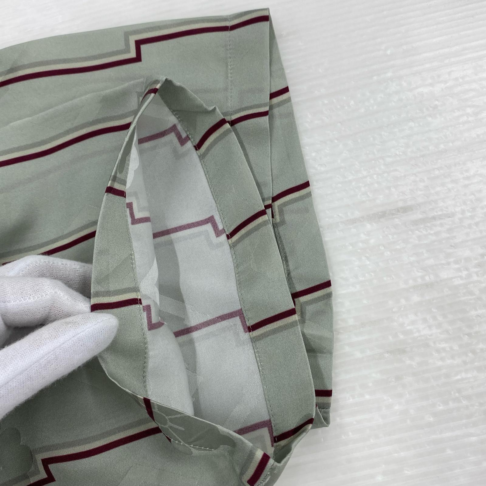 半袖シャツ NIPOALOHA BENTEN STRIPE / GRAY 3 3 グレー