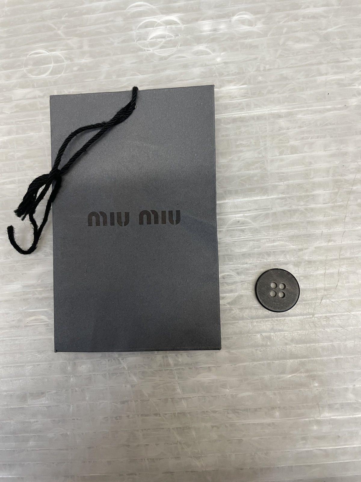 00s miumiu 2007 ビスコース×キュプラ アンクルスラックス 38S 紺