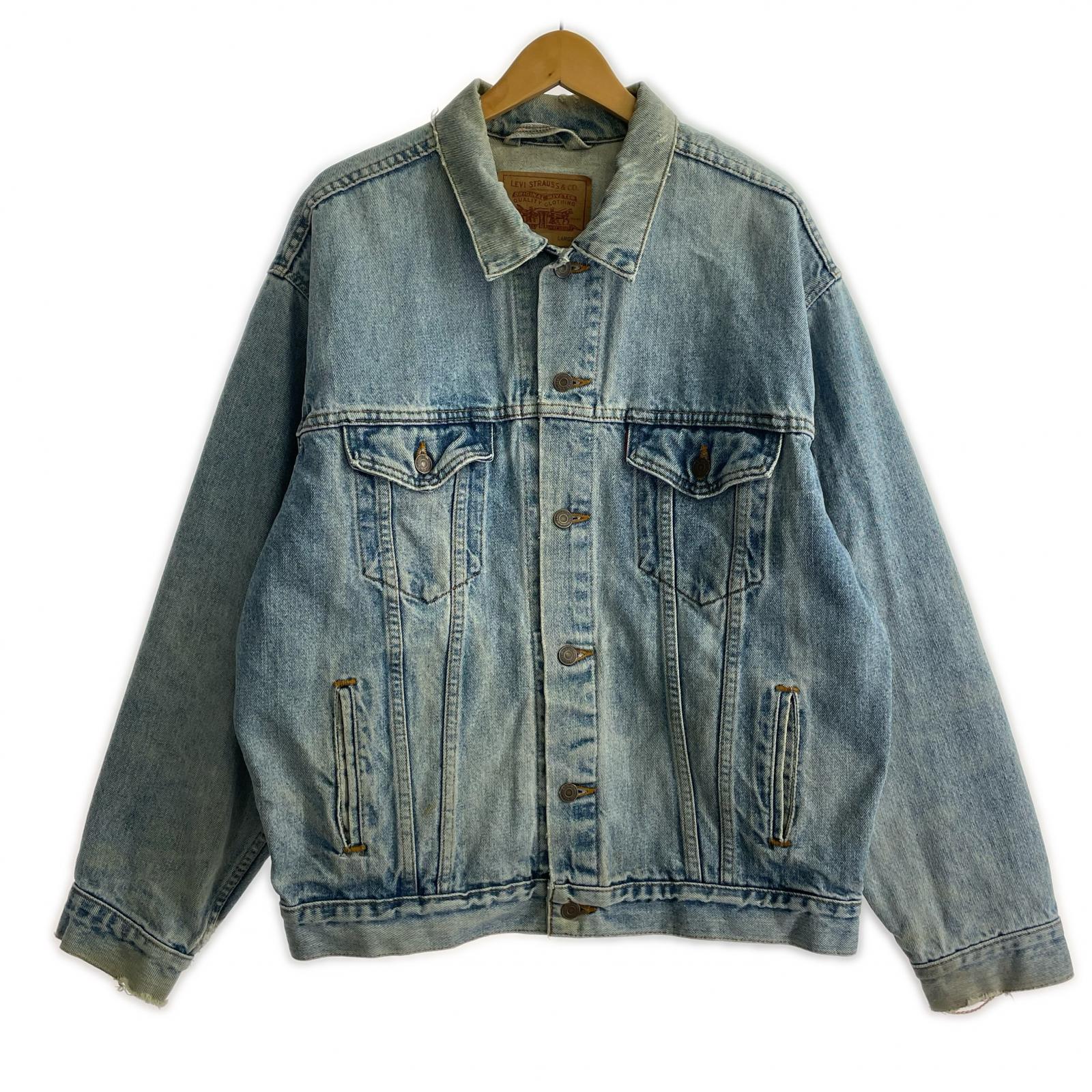デニムジャケット 90s USA製 70507-4890 デニムトラッカージャケット インディゴ L
