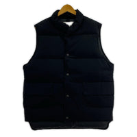 ジャケット NYLON/COTTON ダウンベスト BLACK SIZE:L L ブラック