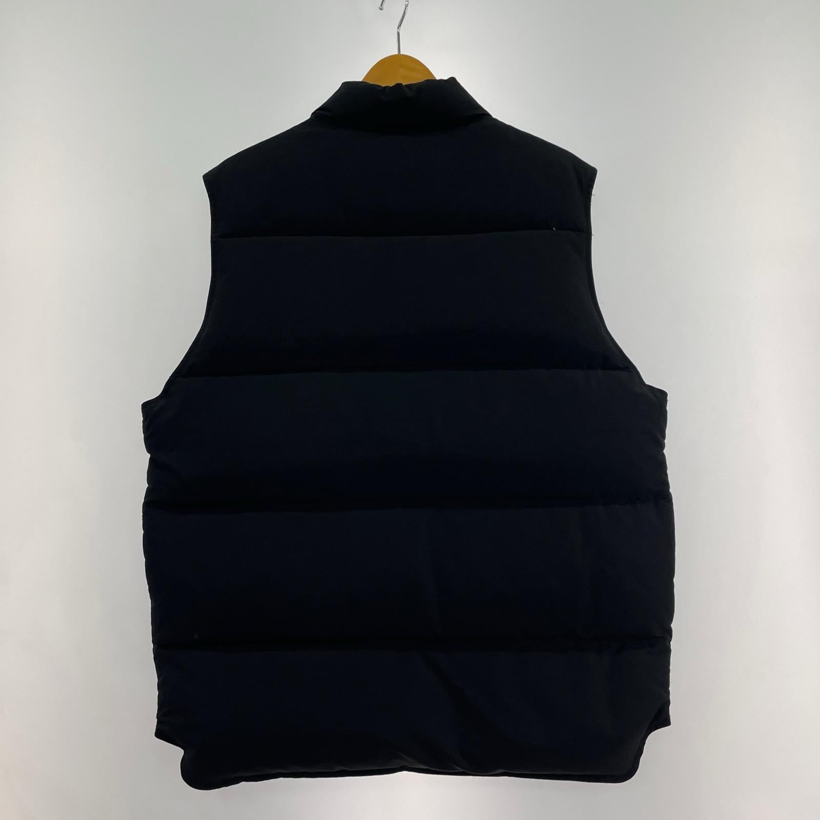 ジャケット NYLON/COTTON ダウンベスト BLACK SIZE:L L ブラック