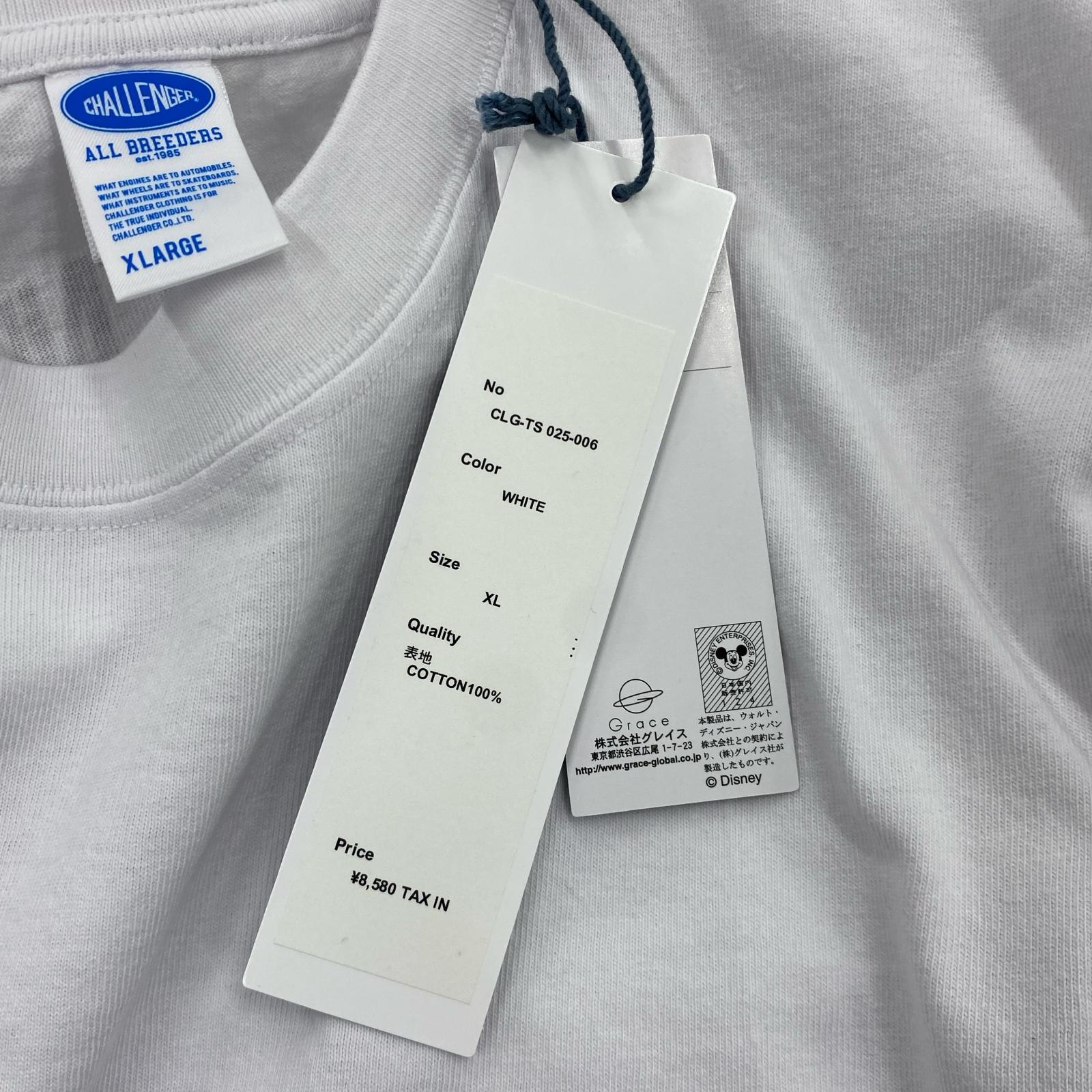 半袖Ｔシャツ CHALLENGER×Disney 25SS MICKEY MOUSE HAND PLANT TEE XL ホワイト