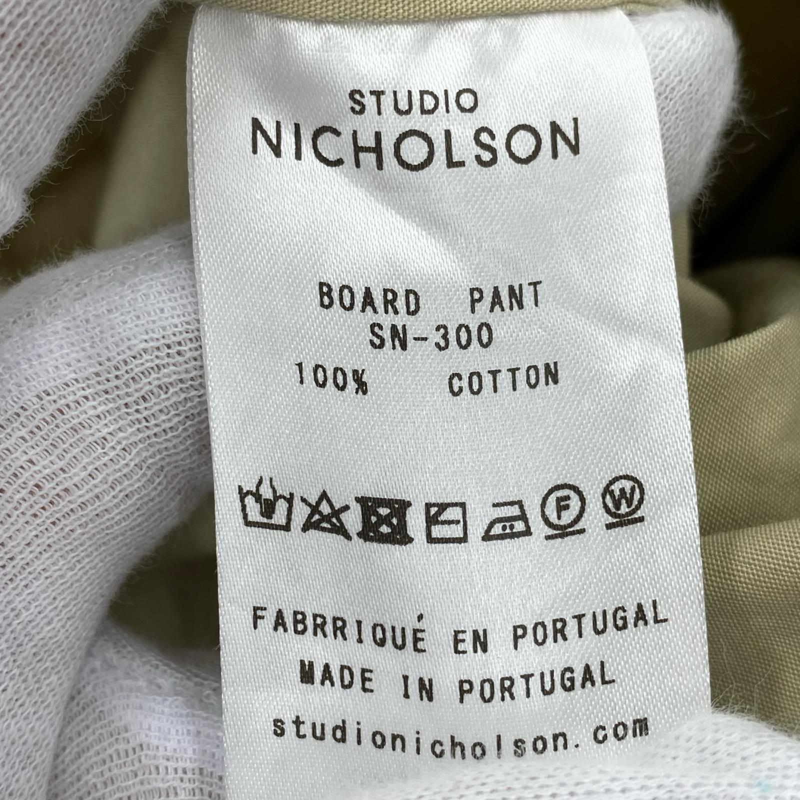 パンツ BOARD PANT コットンパンツ S ベージュ
