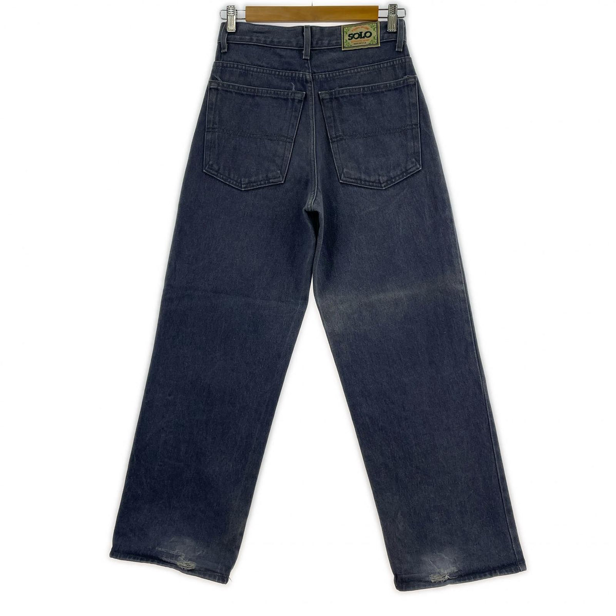 デニムパンツ usa製/solo/authentic denim 28 ブルー