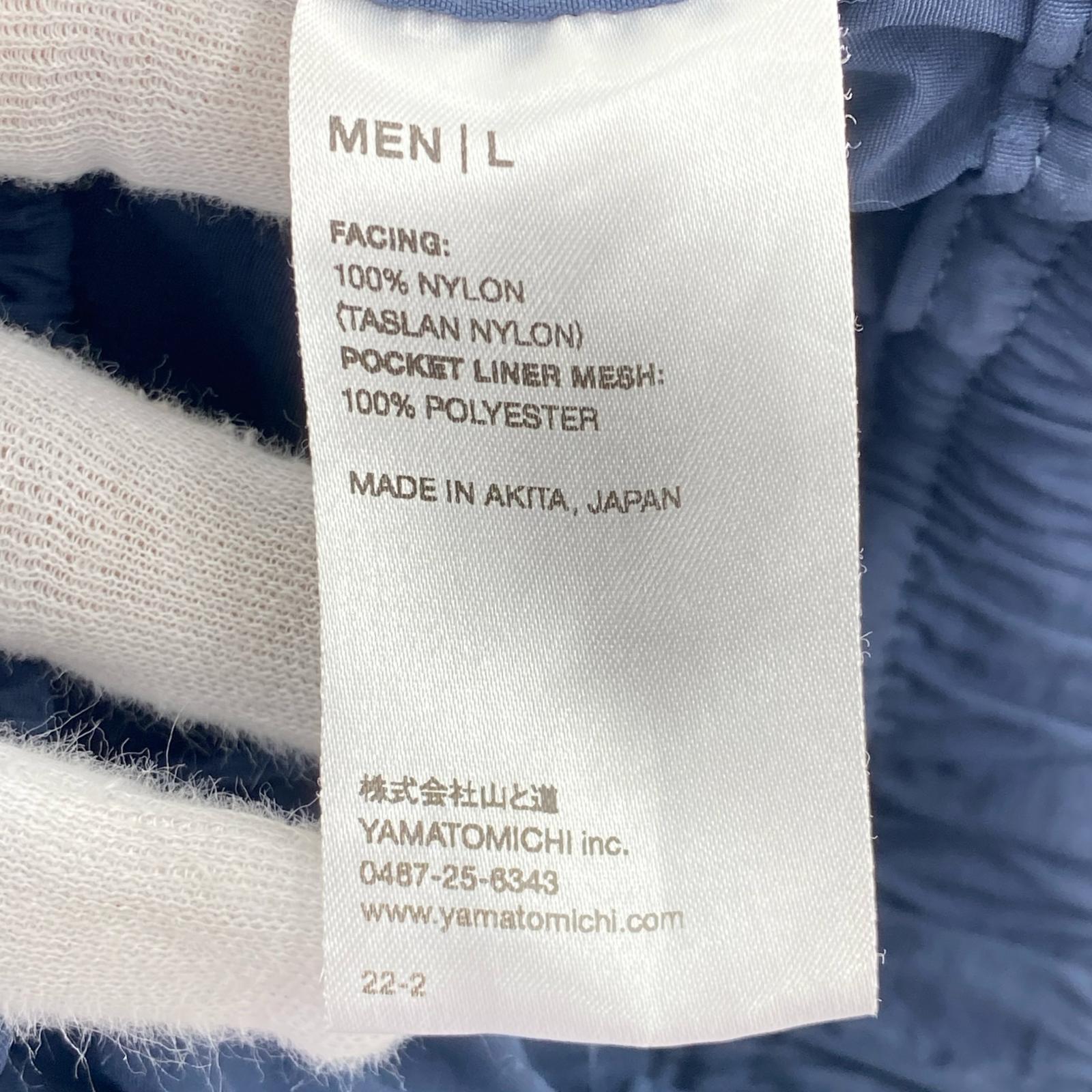 パンツ 山と道 ワンタック ファイブポケット ナイロンパンツ ネイビー L ネイビー