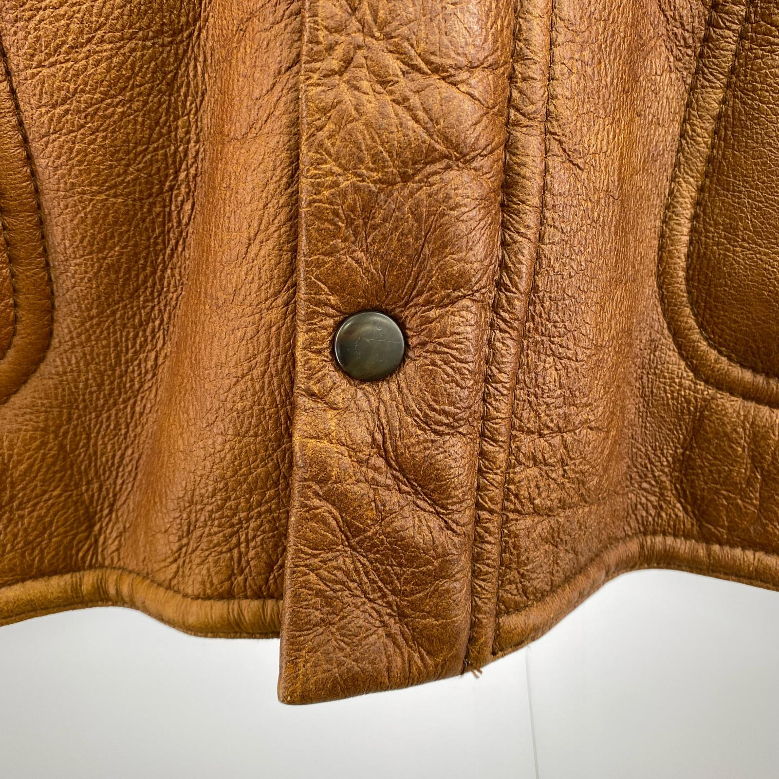 レザージャケット イタリア製 リアルムートンコート