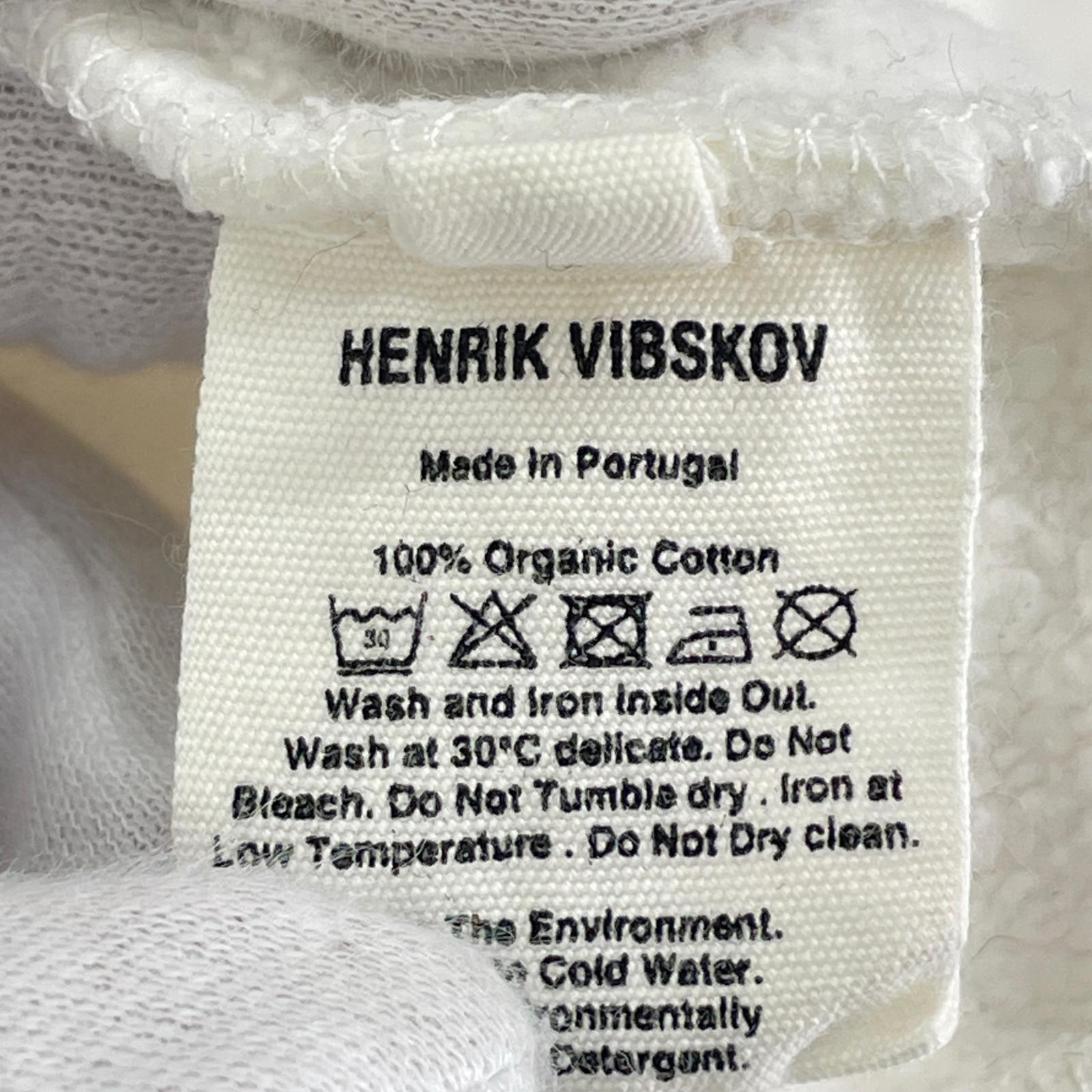 スウェット Henrik Vibskov スウェットシャツ 白 (S) S ホワイト
