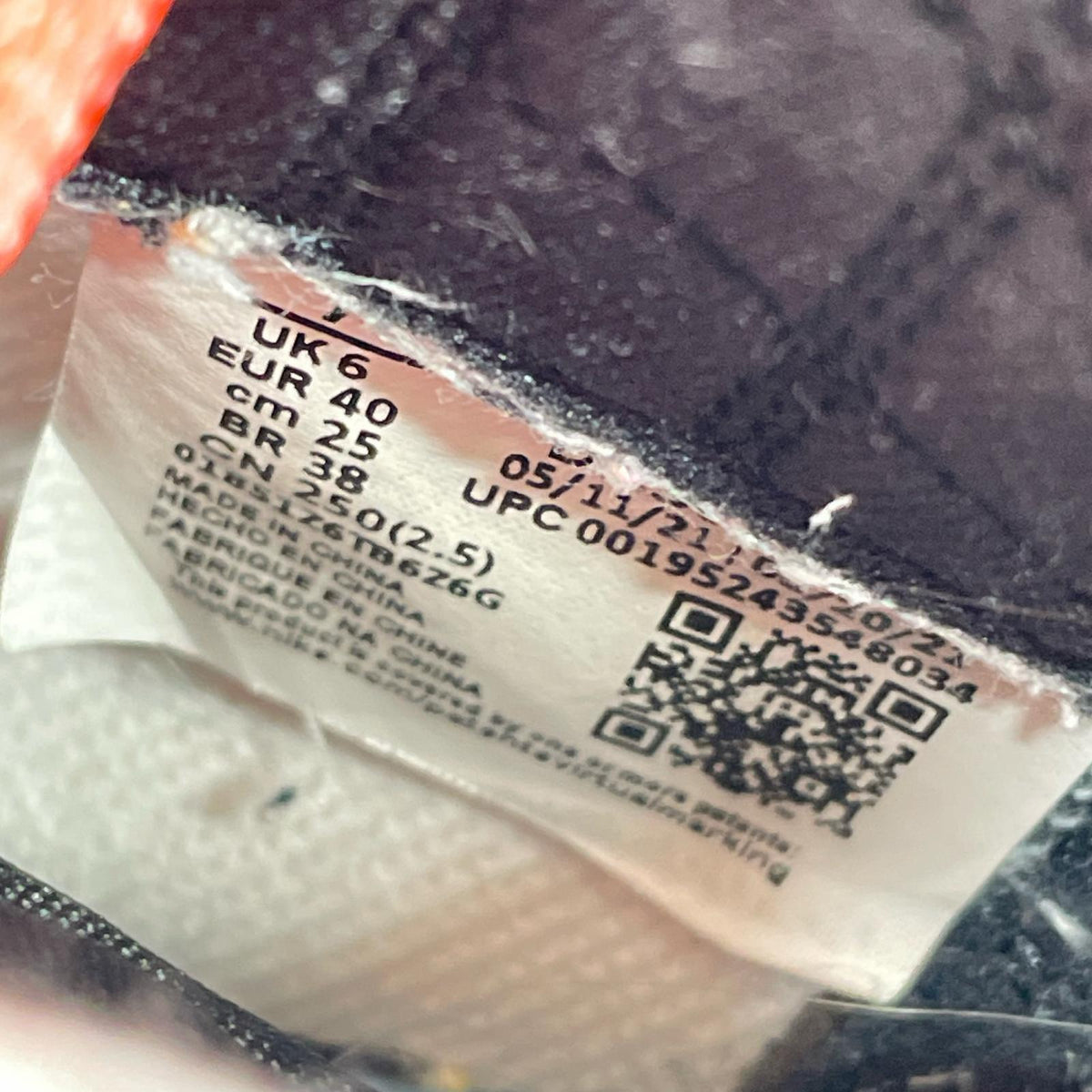 スニーカー AIR JORDAN 1 RETRO HIGH OG/25.0cm 25cm (US7 UK6 1/2 EU40) ブラウン