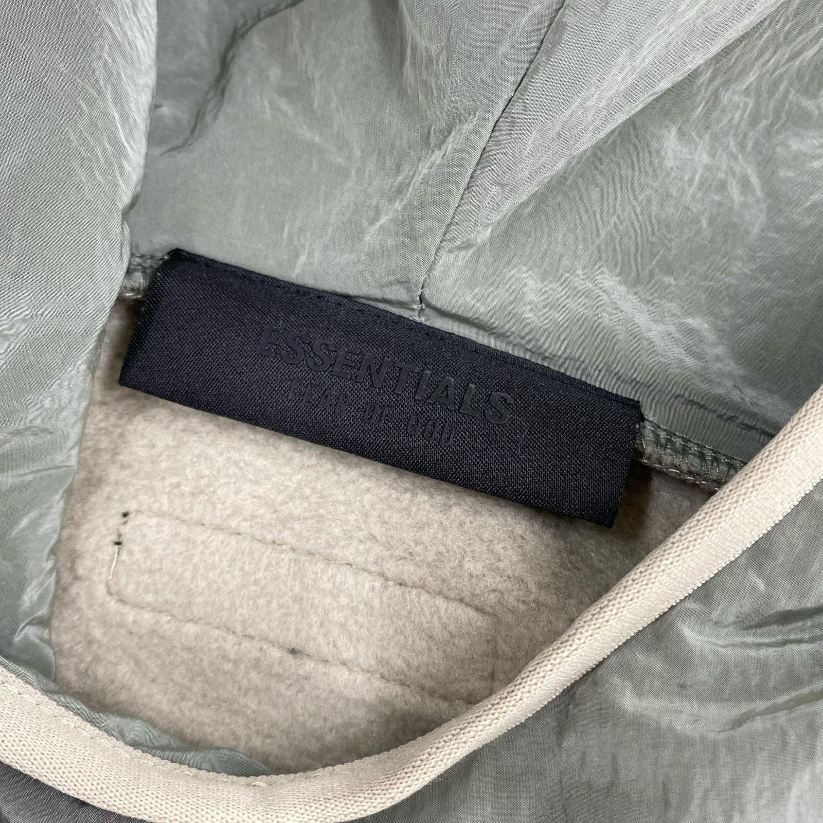 パーカー ESSENTIALS FEAR OF GOD 24SS NYLON FLEECE HOODIE ベージュ (S) S ベージュ