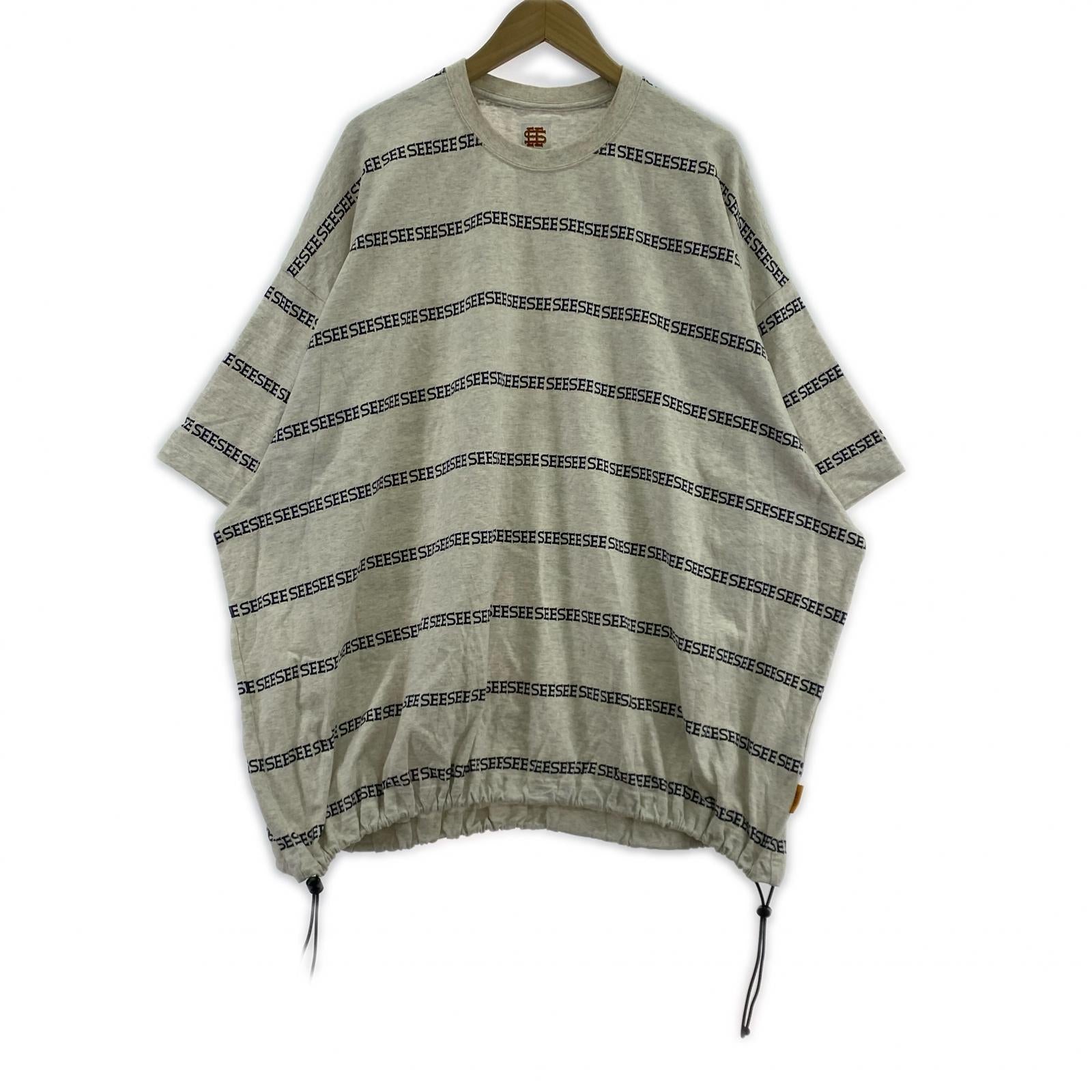 半袖Ｔシャツ SEE SEE SUPER BIG FLAT W BOARDER グレー XXL グレー