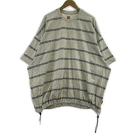 半袖Ｔシャツ SEE SEE SUPER BIG FLAT W BOARDER グレー XXL グレー
