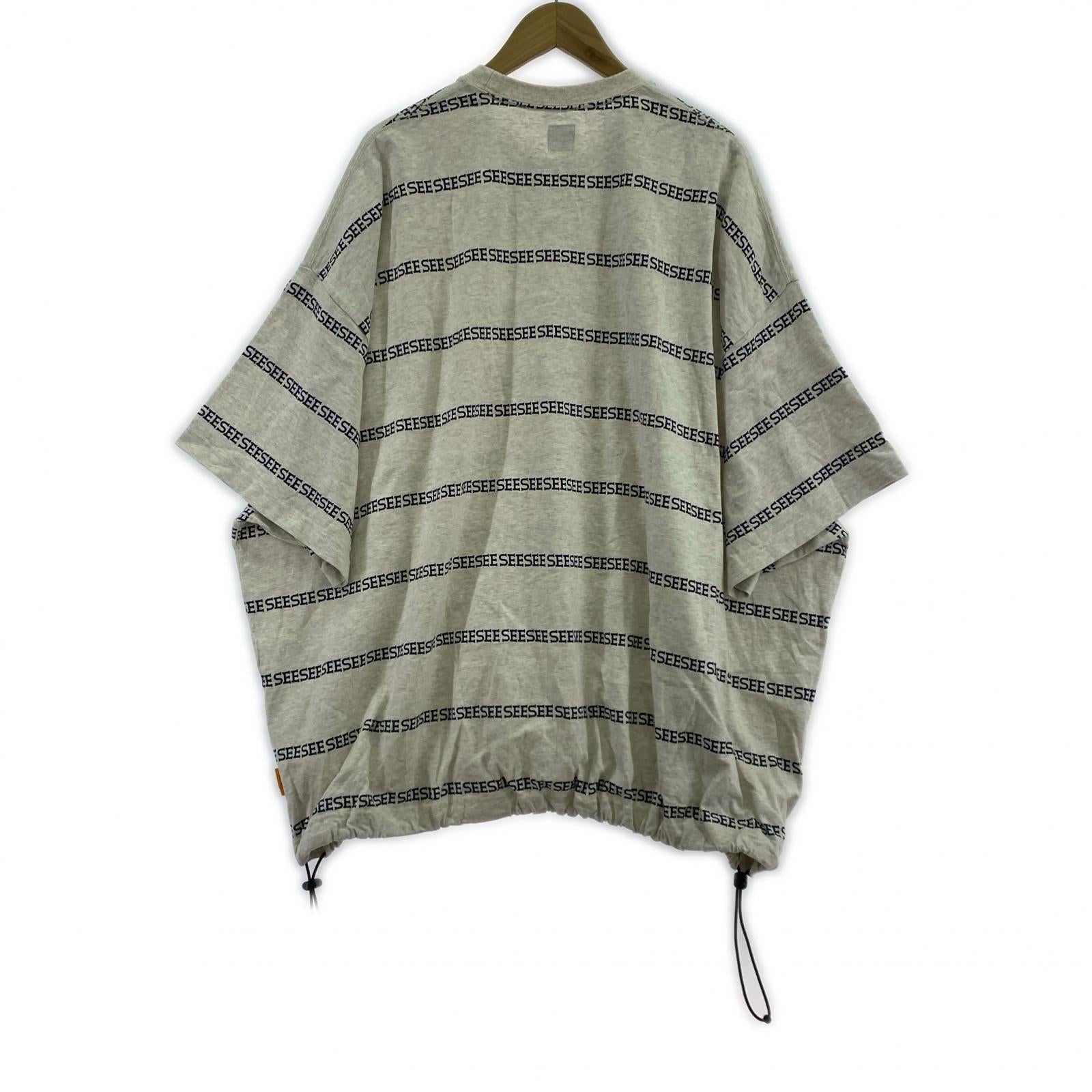 半袖Ｔシャツ SEE SEE SUPER BIG FLAT W BOARDER グレー XXL グレー