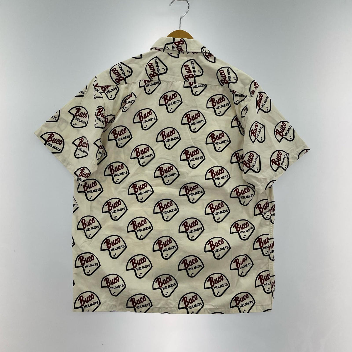 半袖シャツ 総柄シャツ　（S） S ホワイト