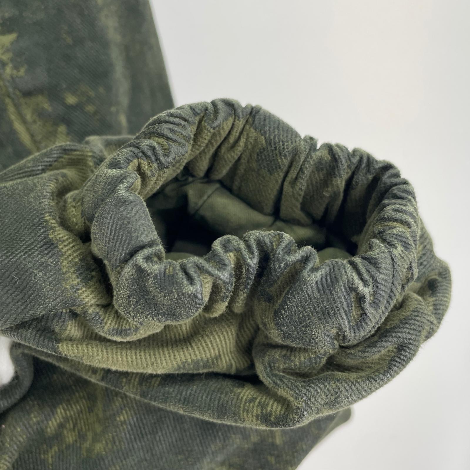 ブルゾン arte antwerp/AW25-142J/ペイントジャケット緑系 ブラック