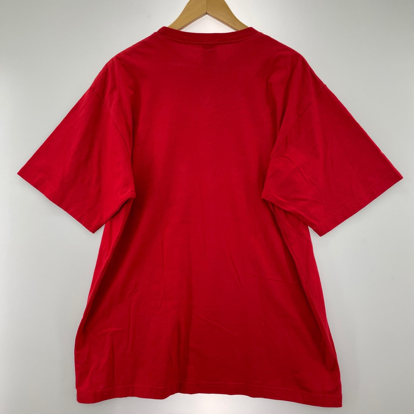 半袖Ｔシャツ 90s プリントS/Sカットソー　赤 L レッド