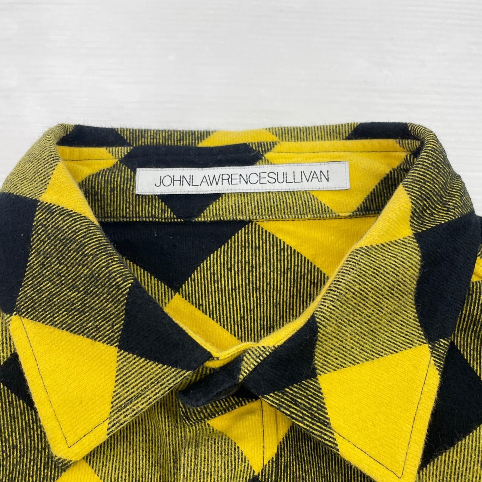 長袖シャツ JOHNLAWREN CESULLIVAN 黄 チェック（M） M イエロー