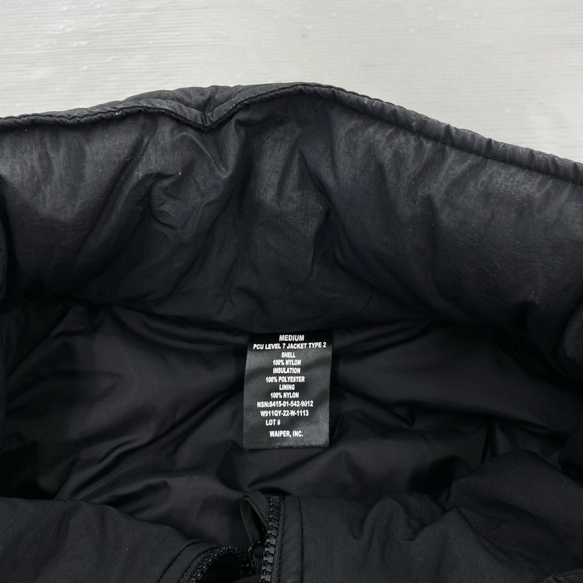 ダウンジャケット WAIPER PCU LEVEl 7 JACKET TYPE 2 ブラック M ブラック