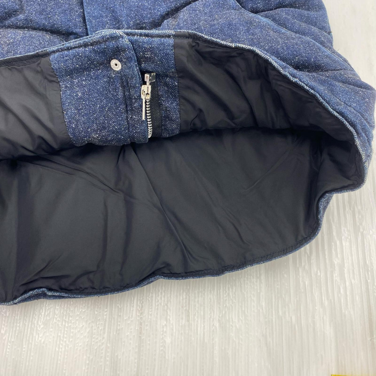 ジャケット ×BORN FREE ダウンベスト L ブルー
