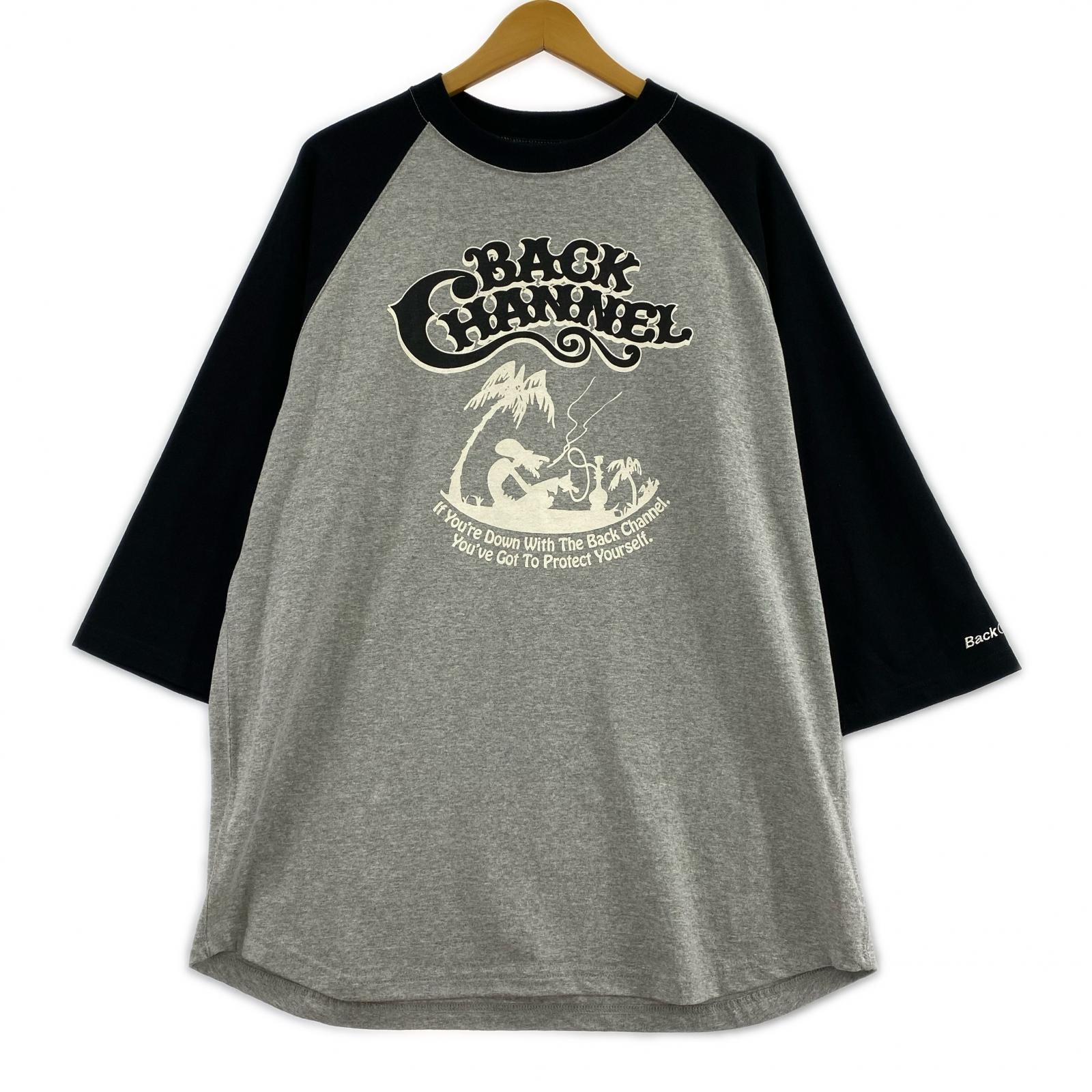 半袖Ｔシャツ Back Channel ラグランS/Sカットソー XL グレー LL
