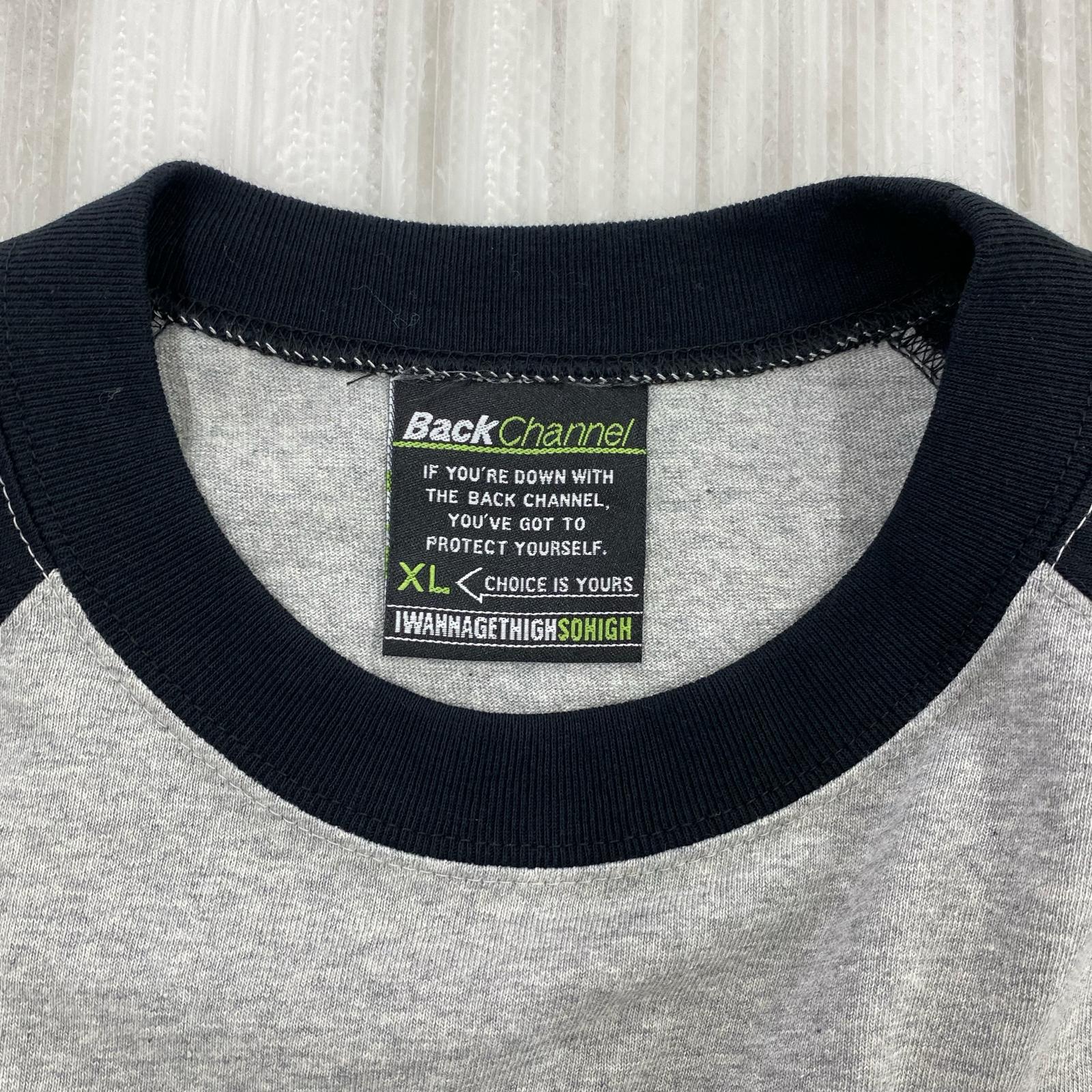 半袖Ｔシャツ Back Channel ラグランS/Sカットソー XL グレー LL