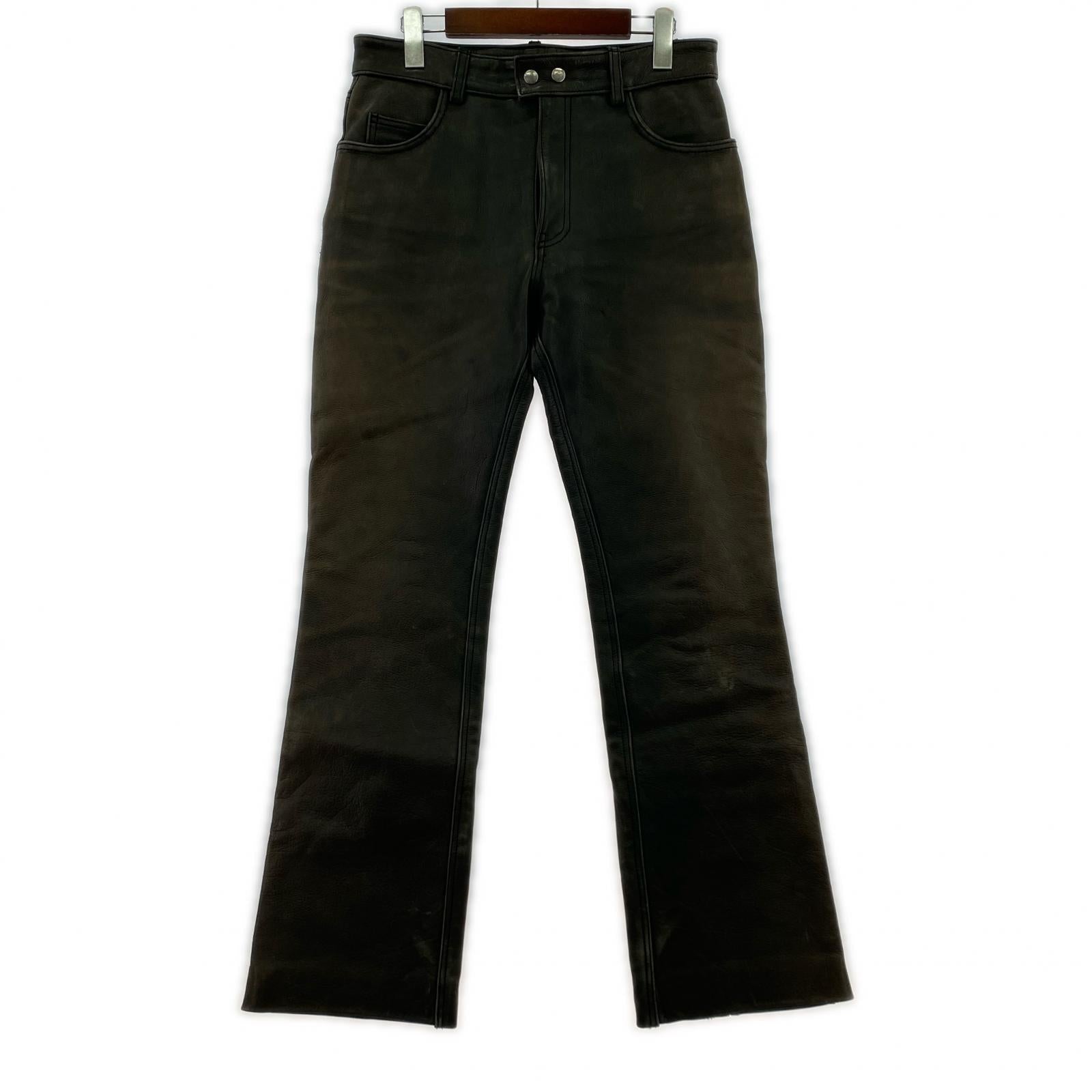 パンツ DEGNER レザーパンツ 黒 (30) 30 ブラウン