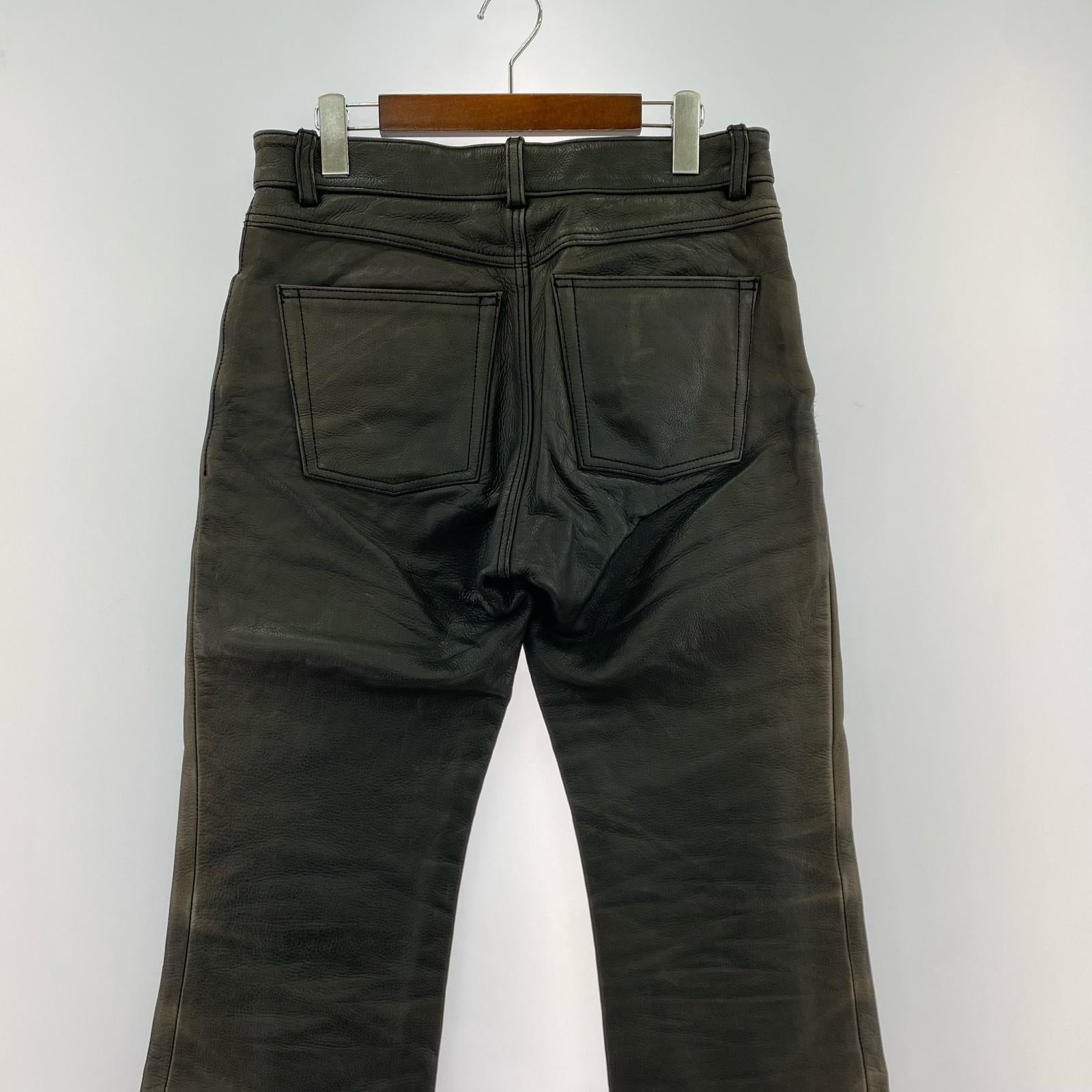 パンツ DEGNER レザーパンツ 黒 (30) 30 ブラウン