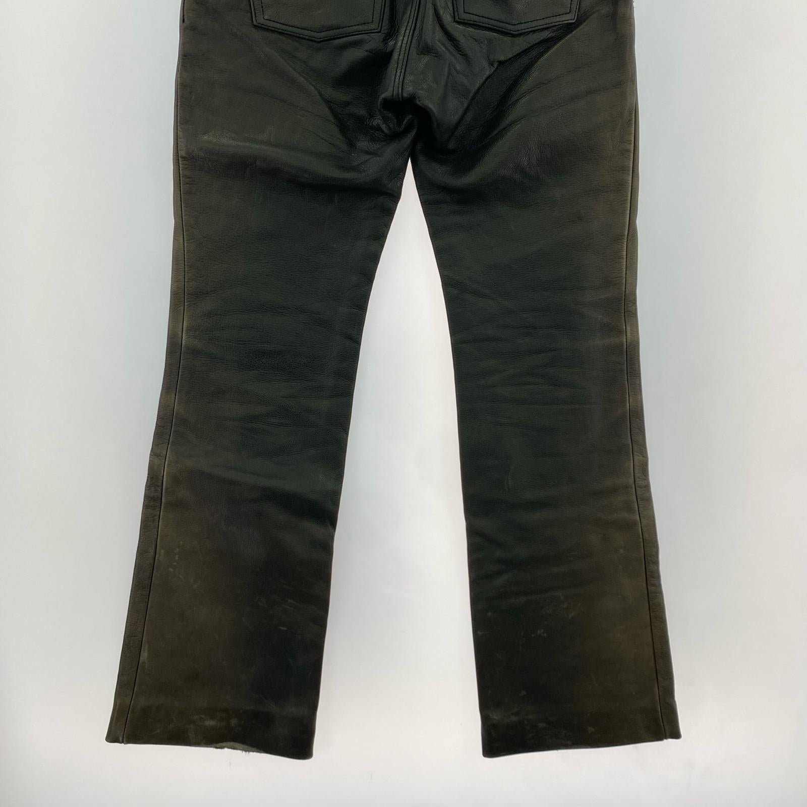 パンツ DEGNER レザーパンツ 黒 (30) 30 ブラウン