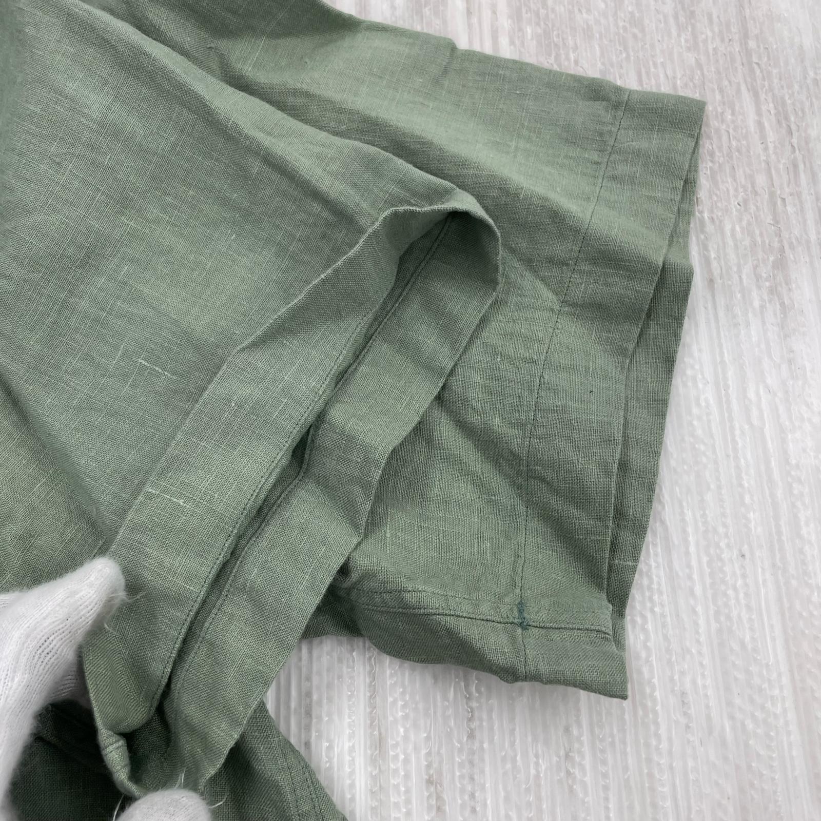 半袖シャツ Paul Smith S/Sリネンシャツ XL グリーン