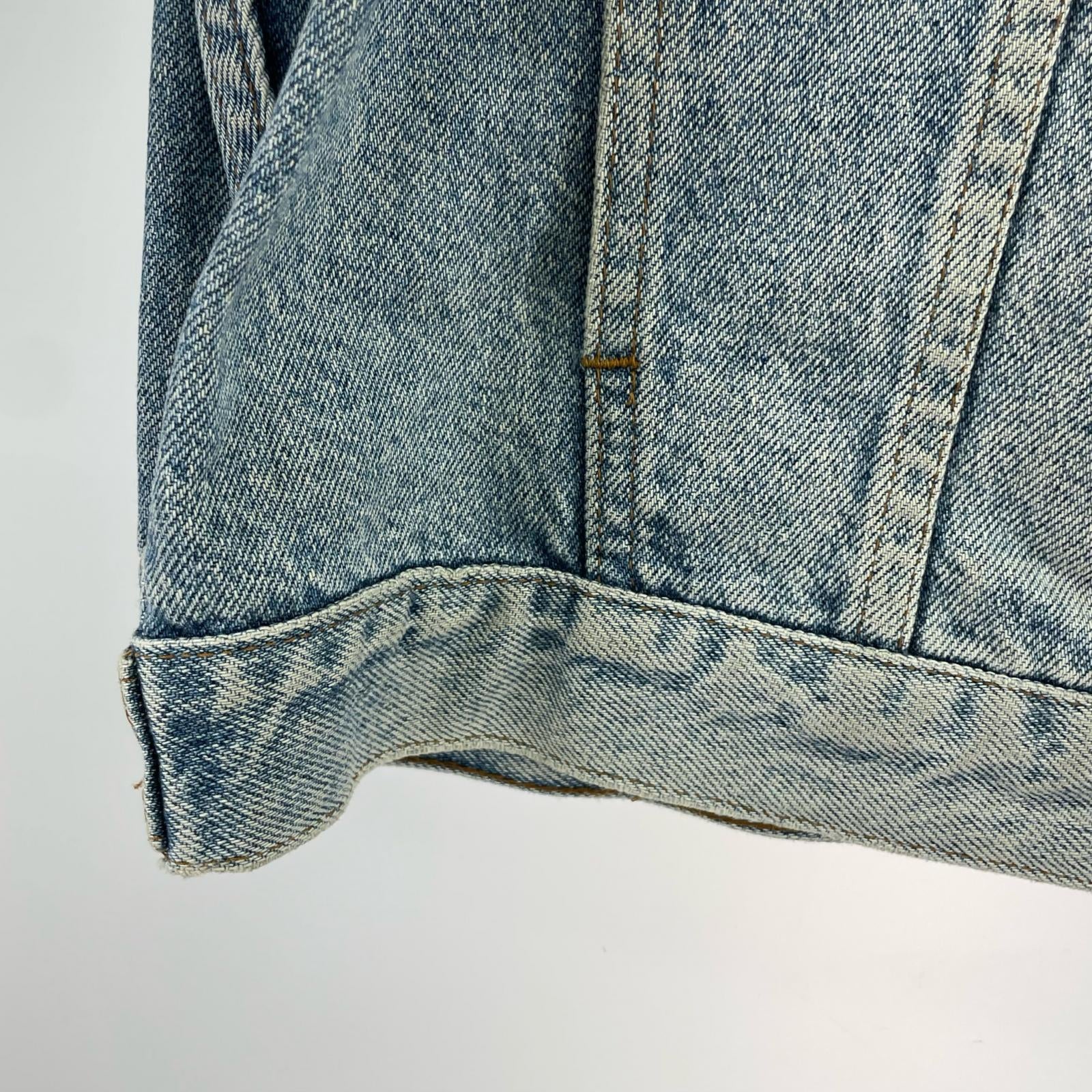 デニムジャケット 70649-0217 オレンジタブ M ブルー
