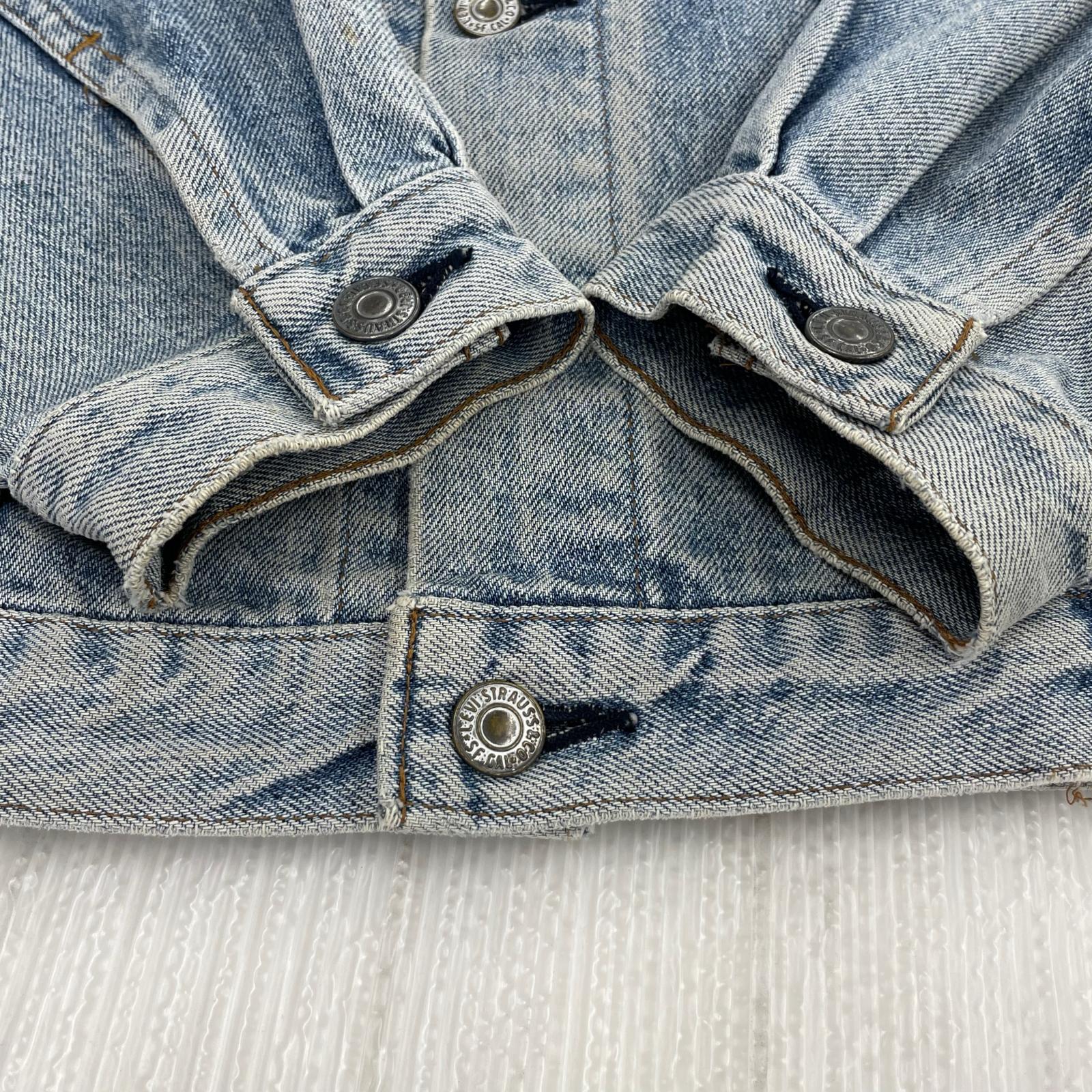 デニムジャケット 70649-0217 オレンジタブ M ブルー