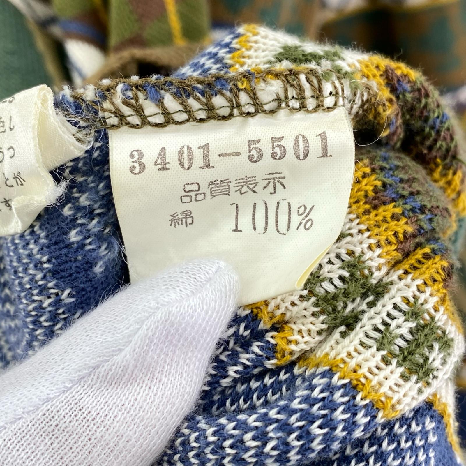ニット KENZO 80s-00s　総柄ﾆｯﾄ