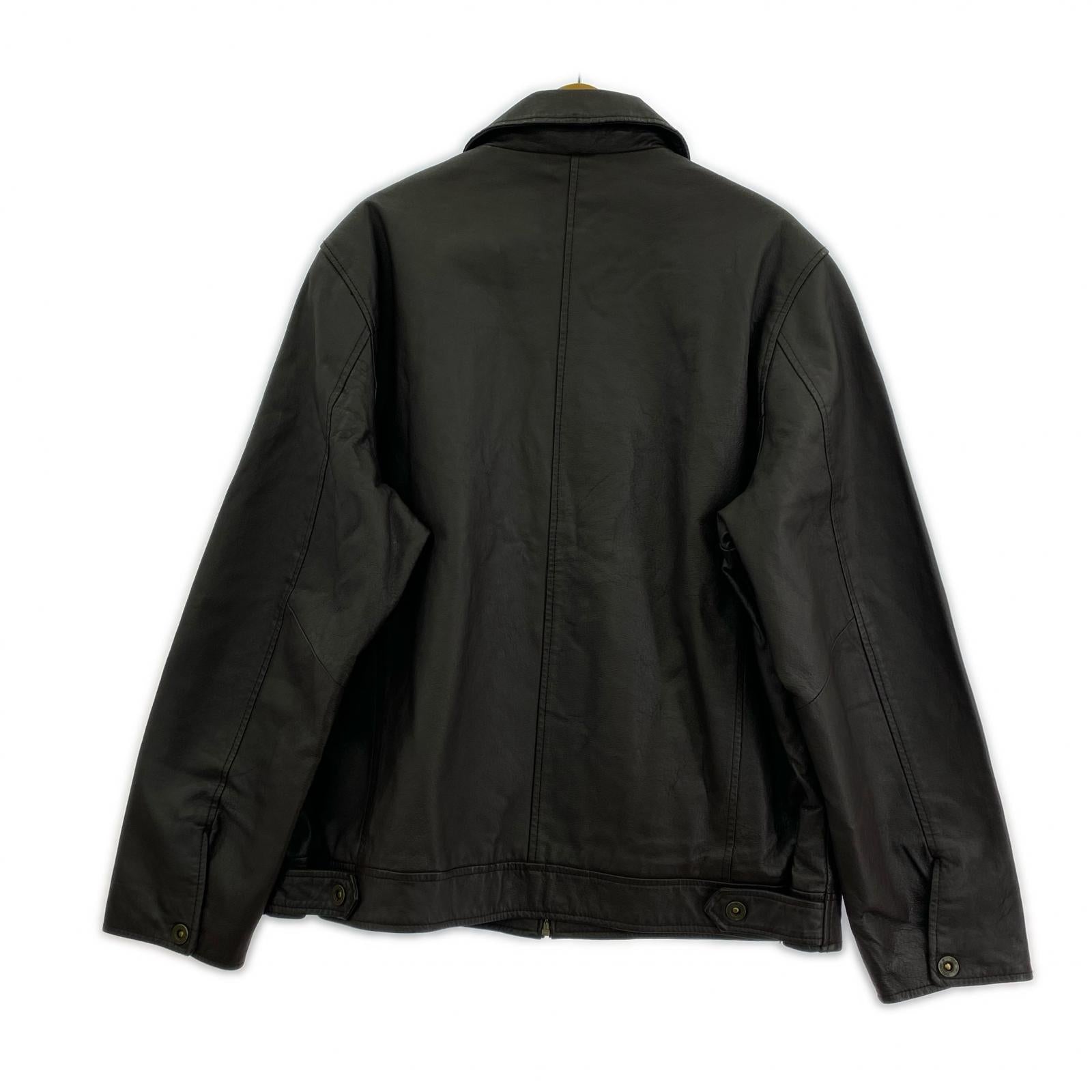 レザージャケット 00s ブラウン （L) L ブラウン