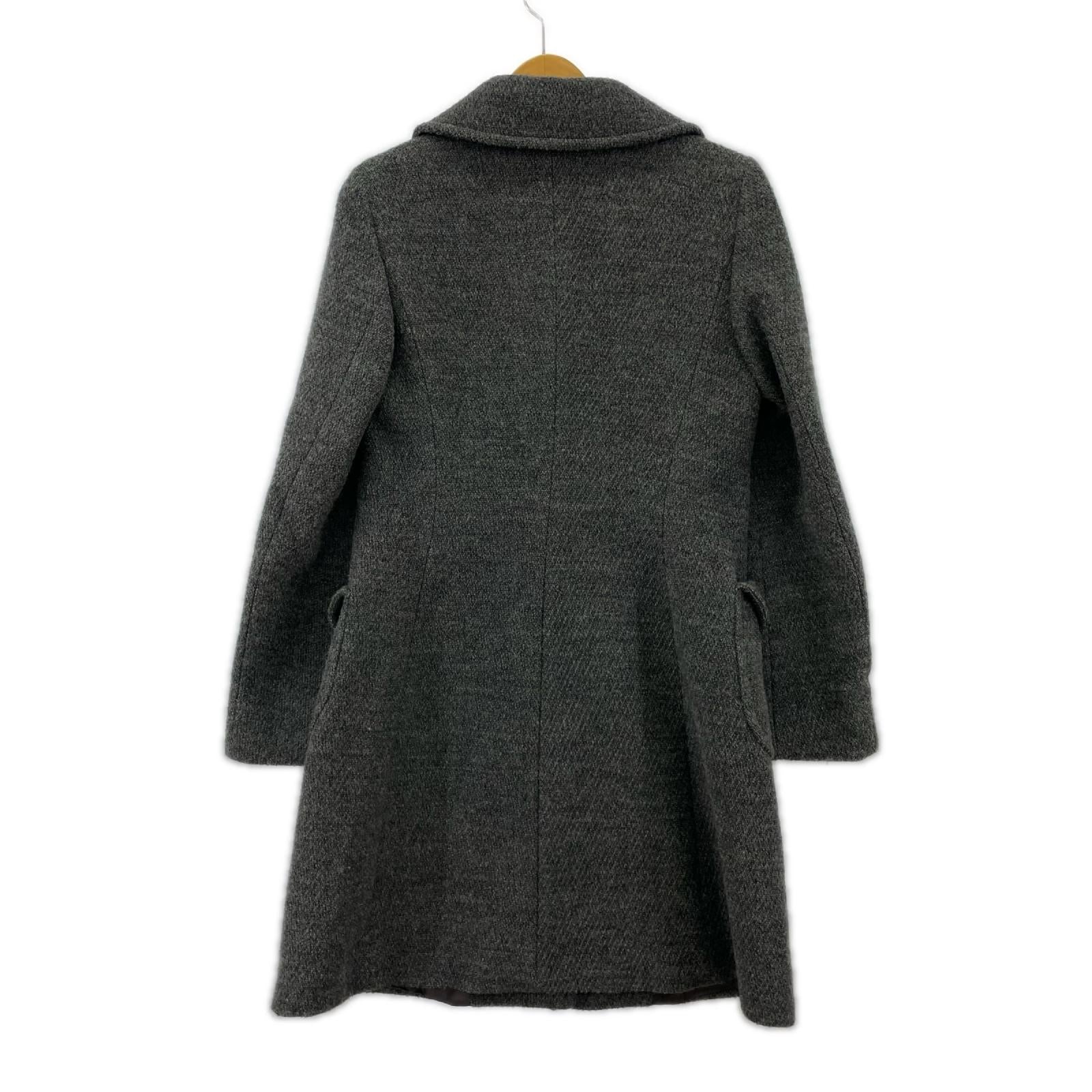 ジャケット ロングコート　グレー グレー