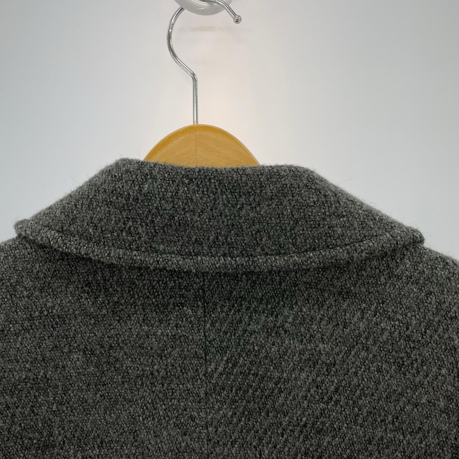 ジャケット ロングコート　グレー グレー