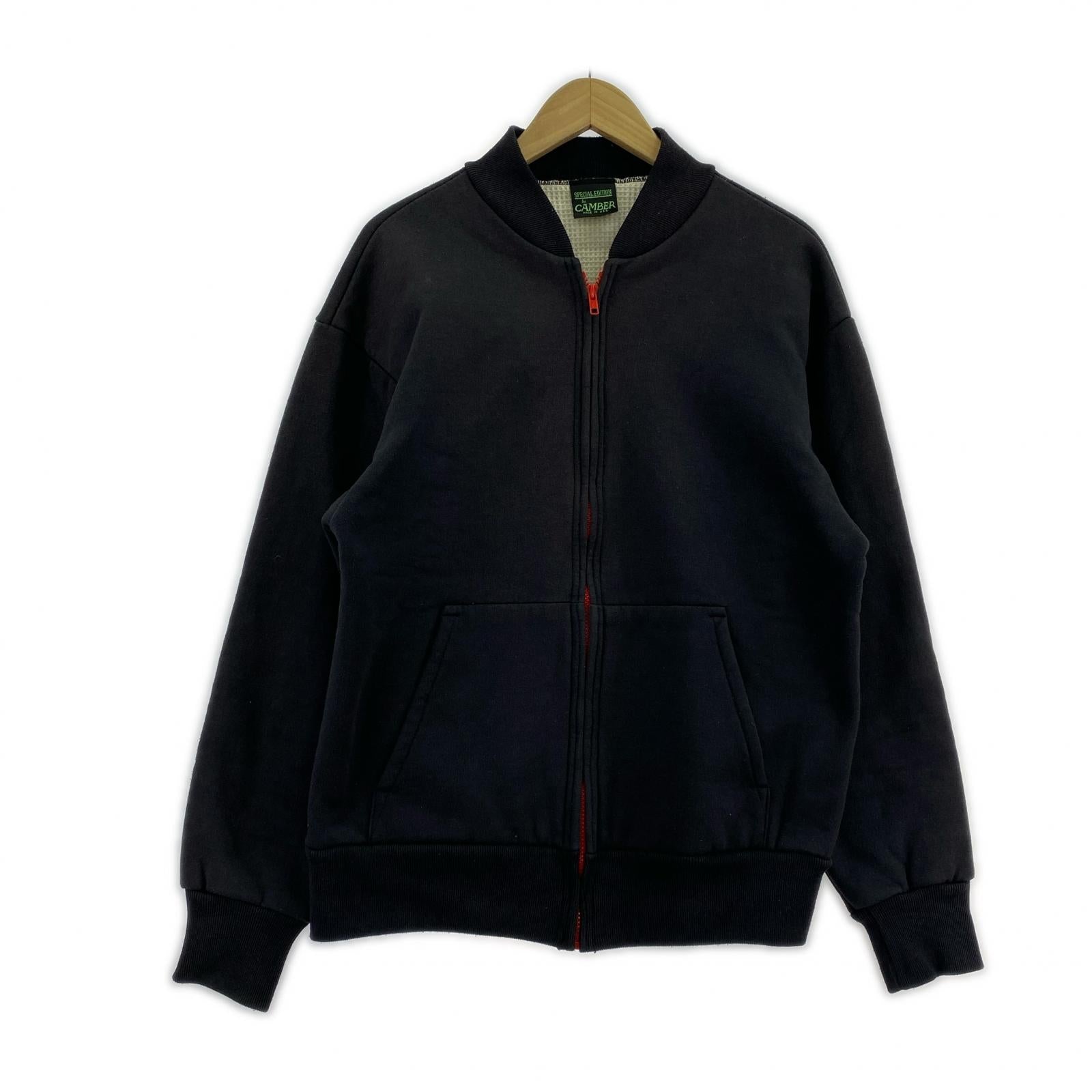 ジャケット 裏地サーマル USA製 sizeM ネイビー M ネイビー